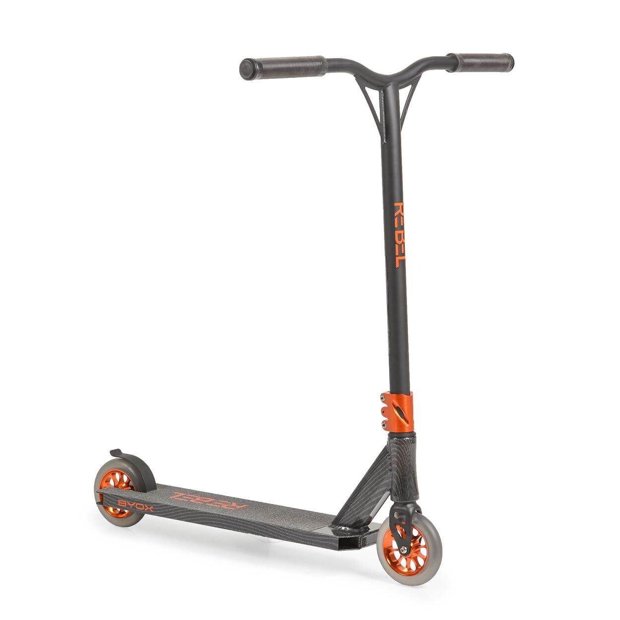 Byox Kinderroller Rebel, Aluminium, ABEC-9 Lager, Stahllenker, PU Räder, Bremse schwarz