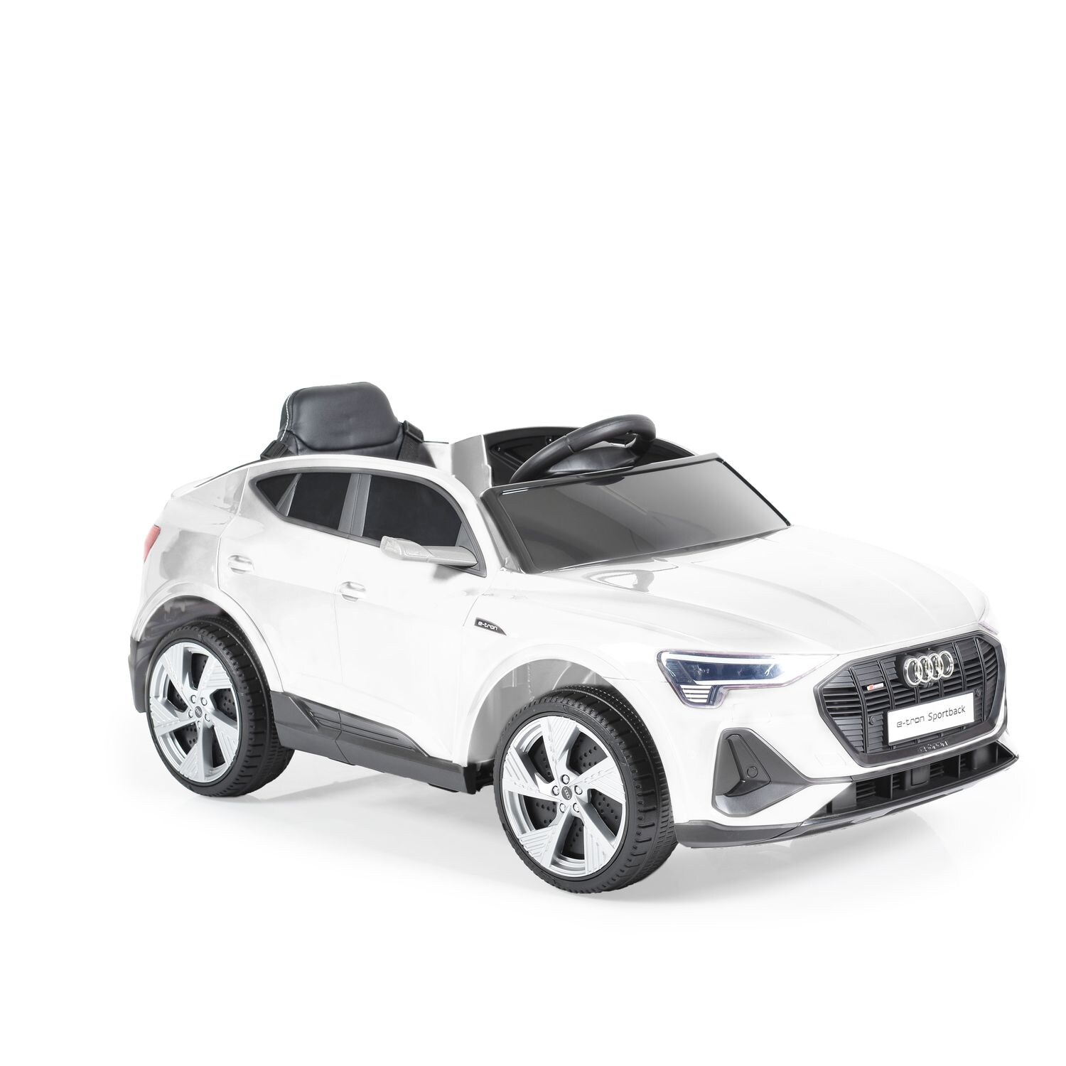 Moni Kinder Elektroauto Audi Sportback Fernbedienung Frontlichter Musik USB Gurt weiß | 03800146214777