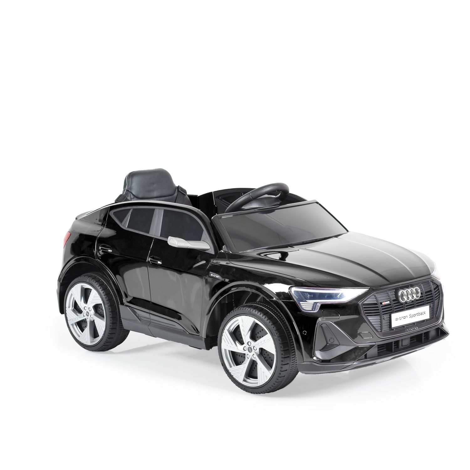 Moni Kinder Elektroauto Audi Sportback SUV metallic Fernbedienung USB EVA-Reifen schwarz - Bild 1