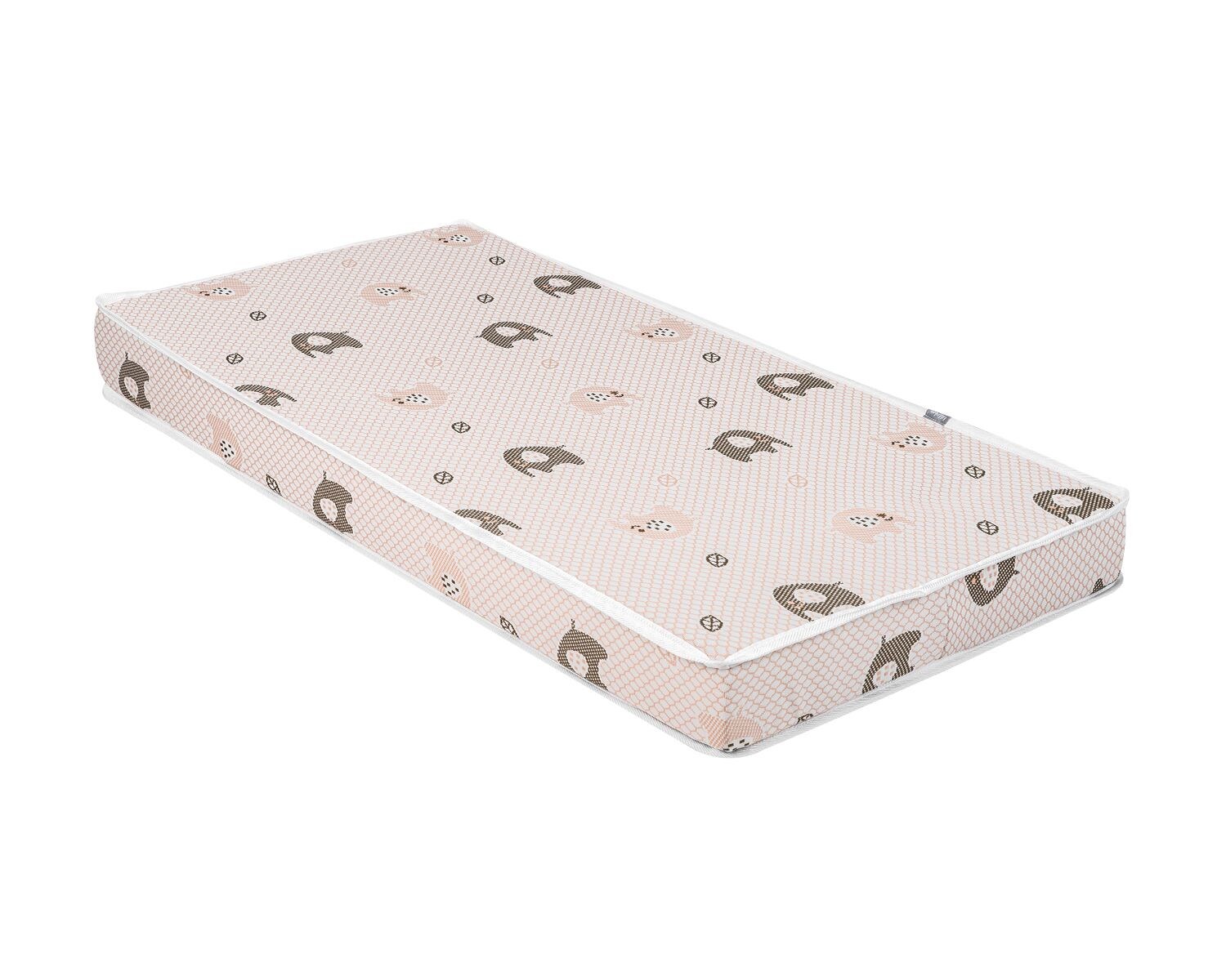 Kikkaboo Babybett-Matratze Memory Comfort, 120 x 60 x 12 cm Bindungsveredelung grün