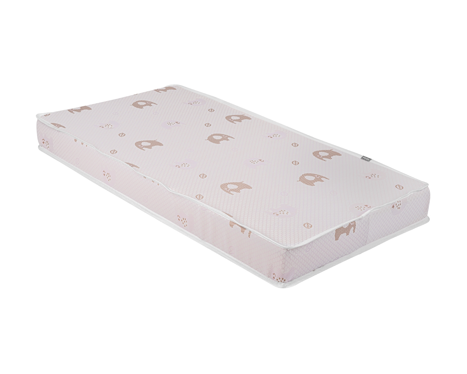Kikkaboo Babybett-Matratze Memory Comfort, 120 x 60 x 12 cm Bindungsveredelung rosa - Bild 1