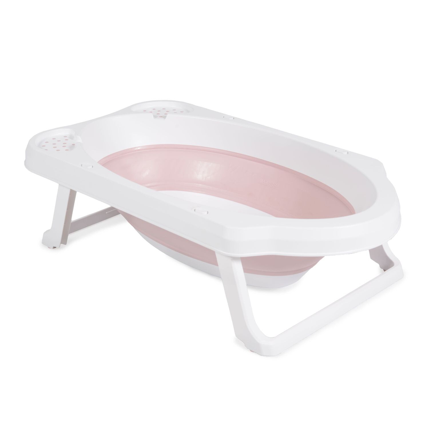 Cangaroo faltbare Babybadewanne Maui, 84 cm lang, Wasserablauf, Ablagefächer rosa | 03800146268770