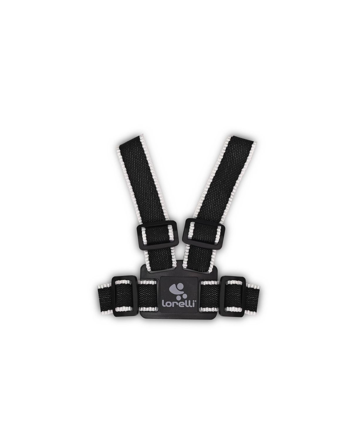 Lorelli Kinder-Sicherheitsgurt Baby Walk, Laufgurt, Laufleine, Gurte verstellbar schwarz - Bild 1