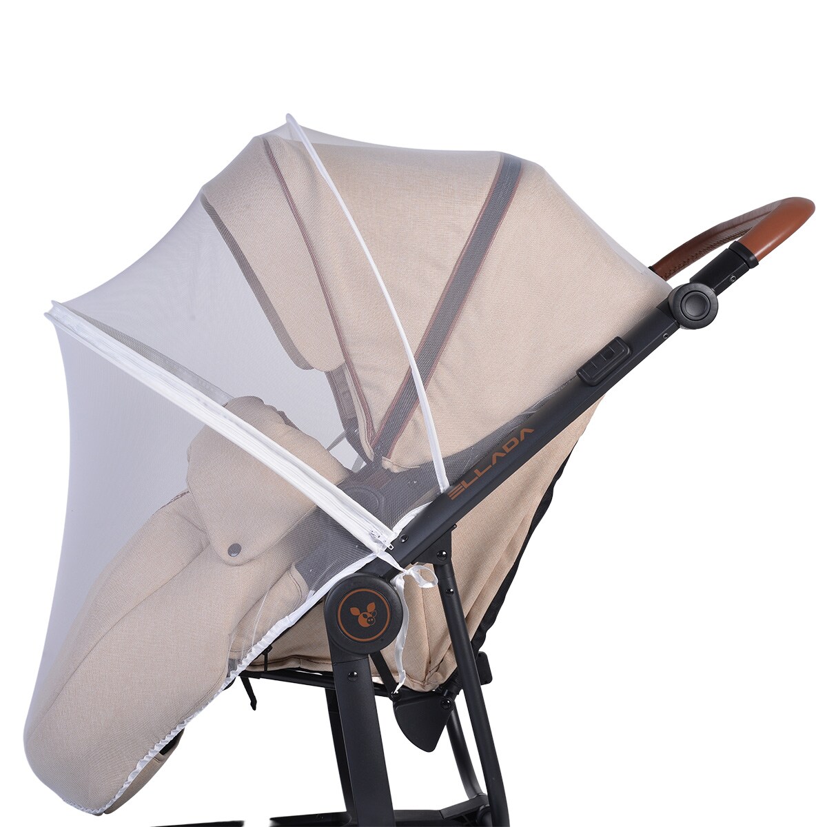Cangaroo Kinderwagen Moskitonetz universal Insektenschutz Reißverschluss Buggy weiß | 03800146267469