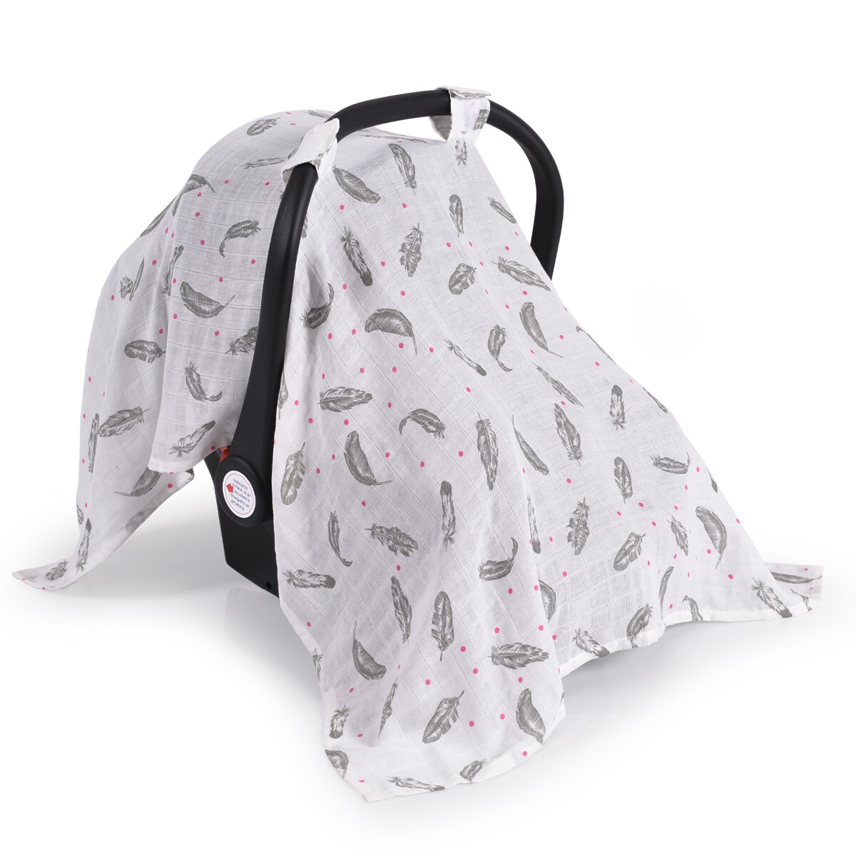 Cangaroo Babyschale Abdeckung, Sonnenschutz, atmungsaktiv, waschbar, ab Geburt weiß | 03800146268282