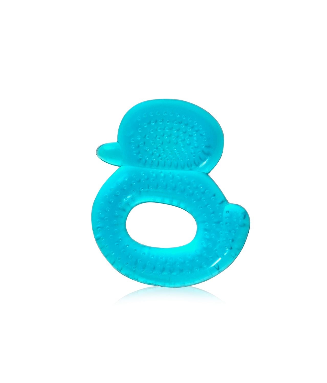 Lorelli Bei&szlig;ring Ente, mit Wasser gef&uuml;llt, Zahnhilfe, K&uuml;hlbei&szlig;ring, ab 3 Monaten blau - Bild 1