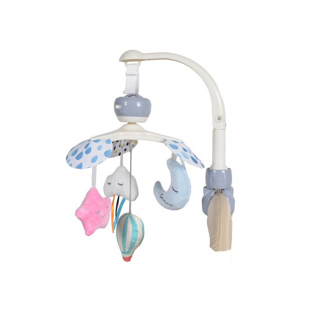 Cangaroo Musik Mobile Moonlight Melodien Plüschfiguren Universallklemme faltbar rosa | 03800146268312