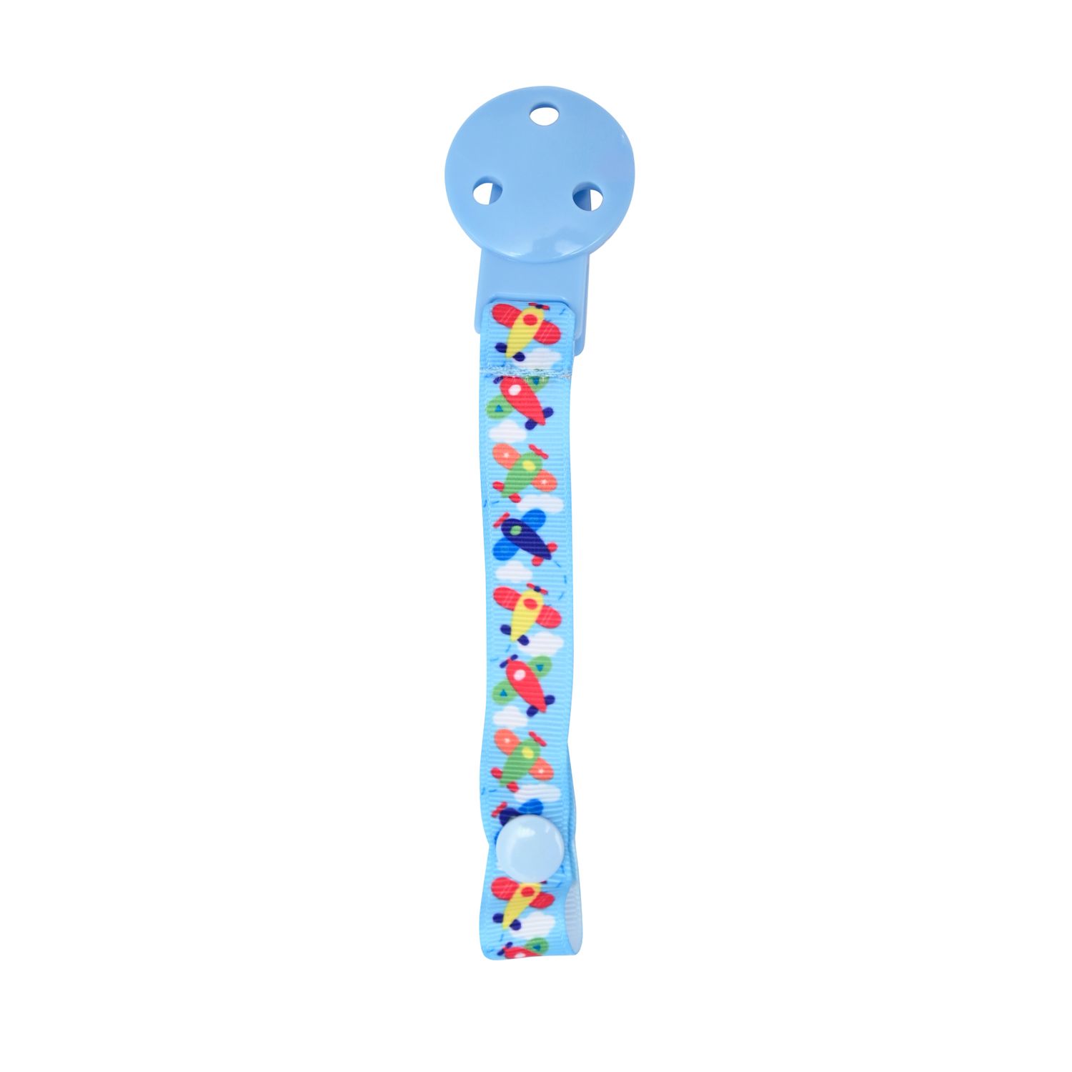 Lorelli Baby-Schnullerkette, Schnullerhalter, Schnullerband, Clip, ab Geburt blau - Bild 1