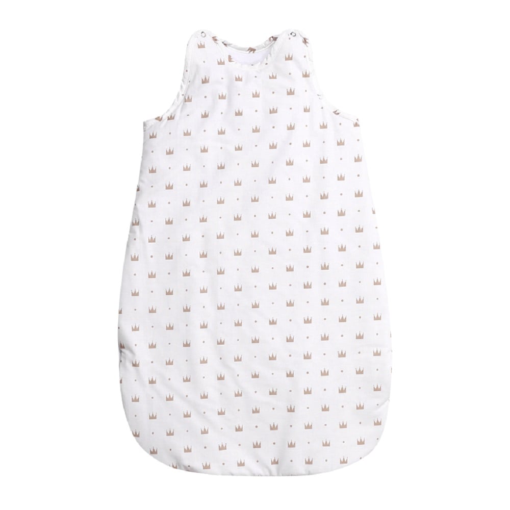 Lorelli Baby-Sommerschlafsack Summer, L&auml;nge 100 cm Breite 50 cm, 100% Baumwolle wei&szlig; beige - Bild 1