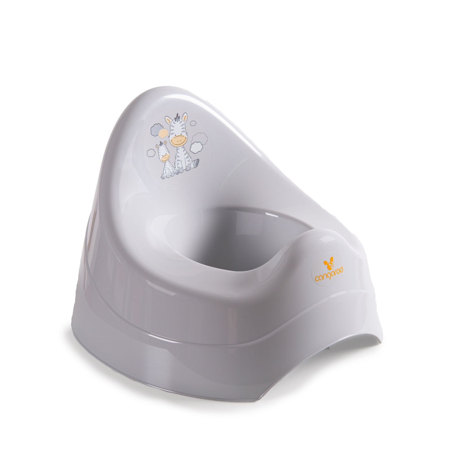 Cangaroo Töpfchen 7552 Giraffe moderne universelle Form rutschfest ab 12 Monate grau
