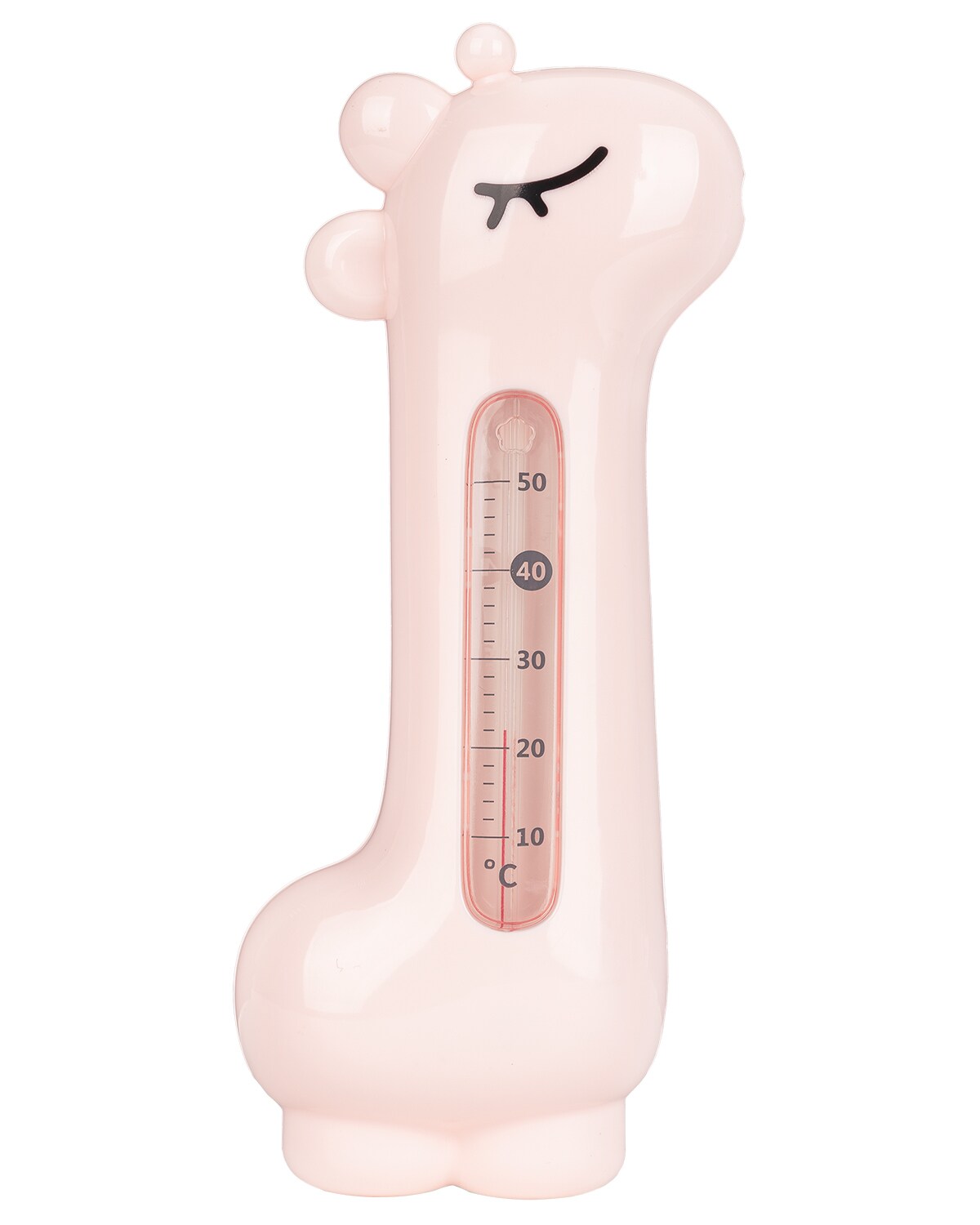 Kikkaboo Wasserthermometer Giraffe, Badethermometer, Messbereich von 10 bis 50°C rosa | 03801405010161
