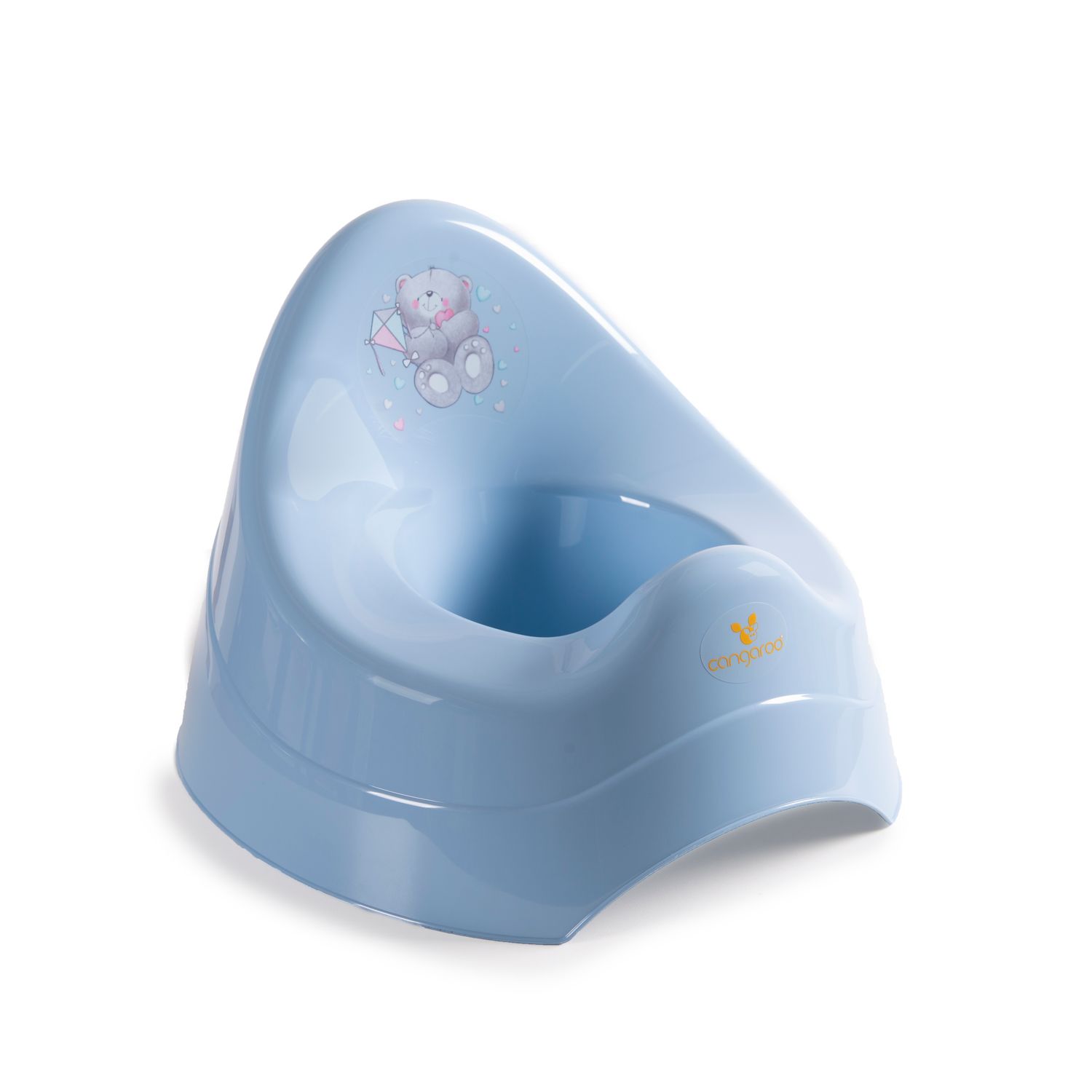 Cangaroo T&ouml;pfchen B&auml;r 2077, rutschfeste Basis, einfach zu reinigen, ab 12 Monate blau - Bild 1