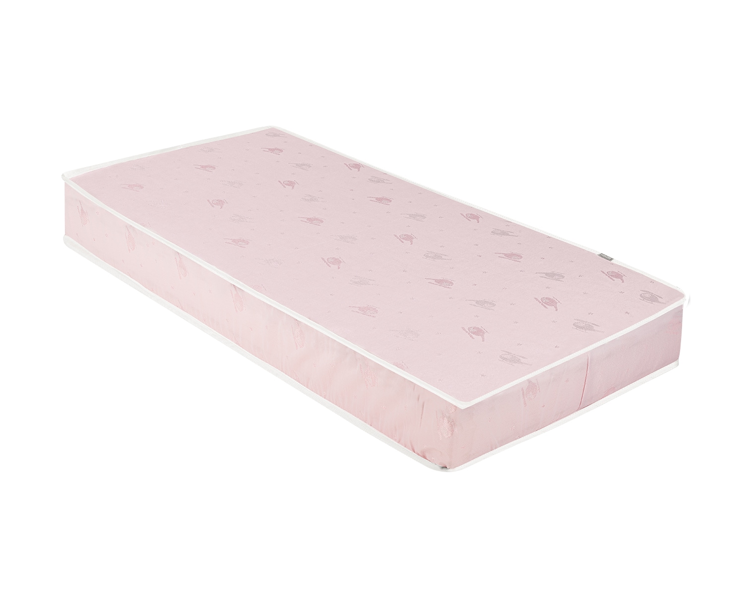 Kikkaboo Babybett Matratze CocoCraft Standard 120 x 60 x 15 cm 2 Lagen 3D-Schaum rosa - Bild 1