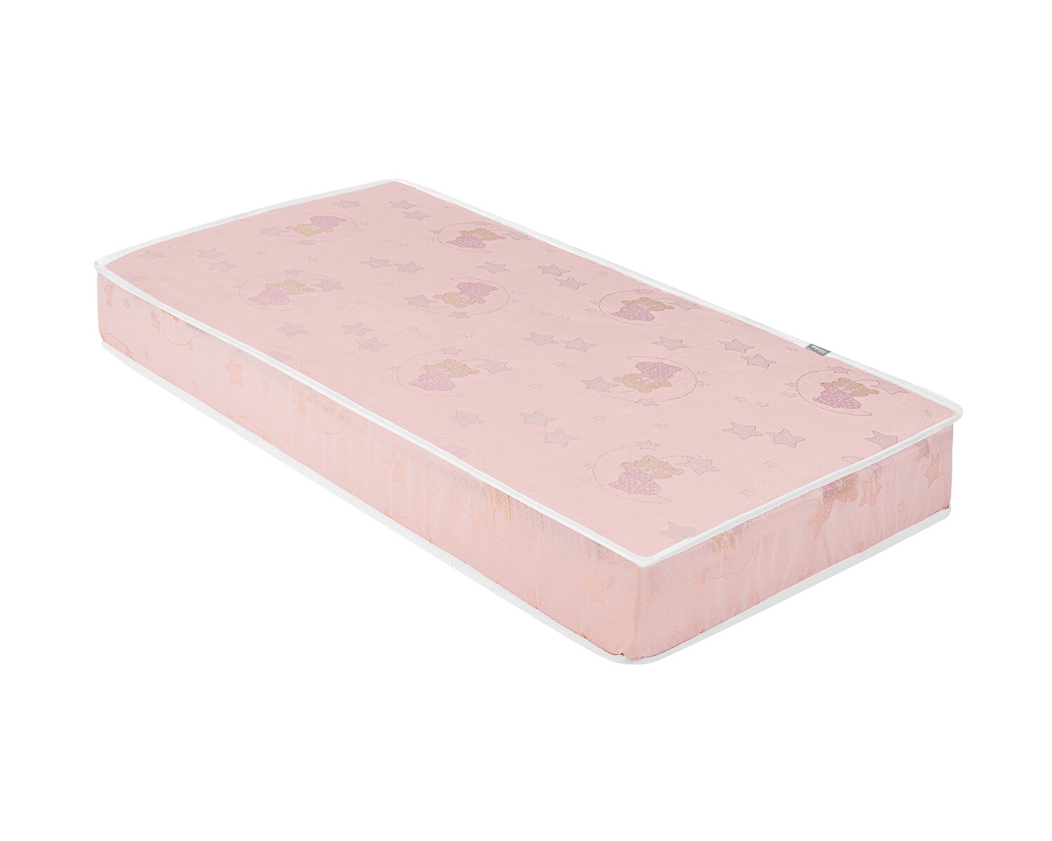 Kikkaboo Babybett Matratze CocoCraft Standard 120 x 60 x 15 cm 2 Lagen 3D-Schaum pink | 03801107030696