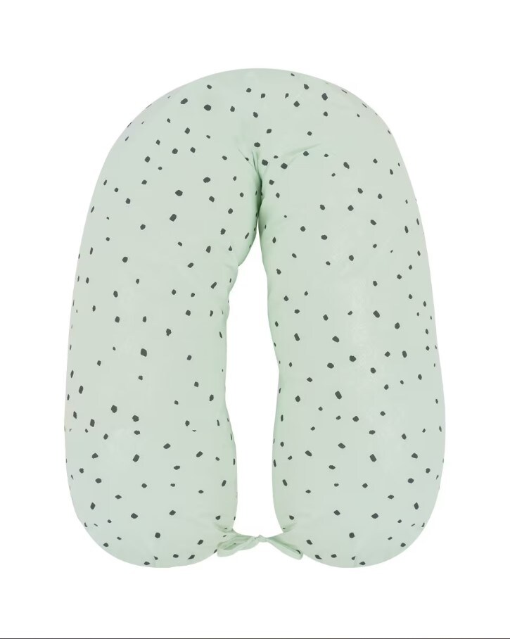 Kikkaboo Stillkissen Bear with me 150 cm lang 100% Baumwolle, Rei&szlig;verschluss gr&uuml;n - Bild 1