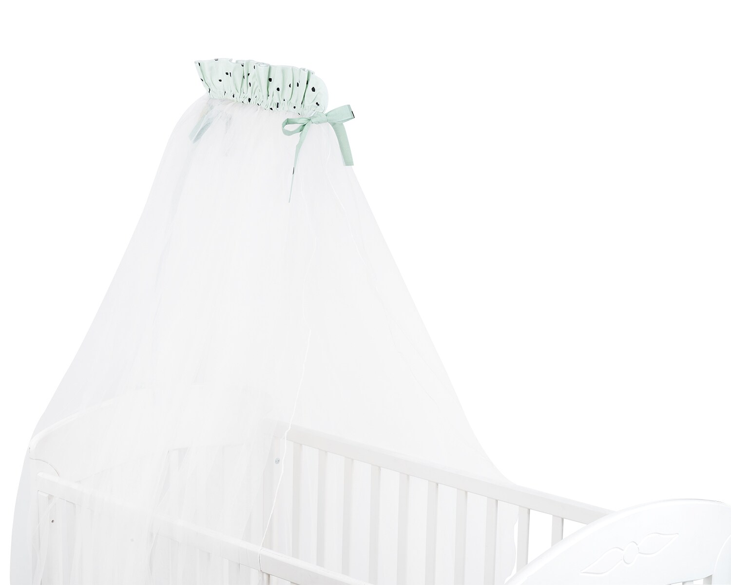 Kikkaboo Babybetthimmel Bear with me 200 x 500 cm, Baldachin, Insektenschutz gr&uuml;n - Bild 1