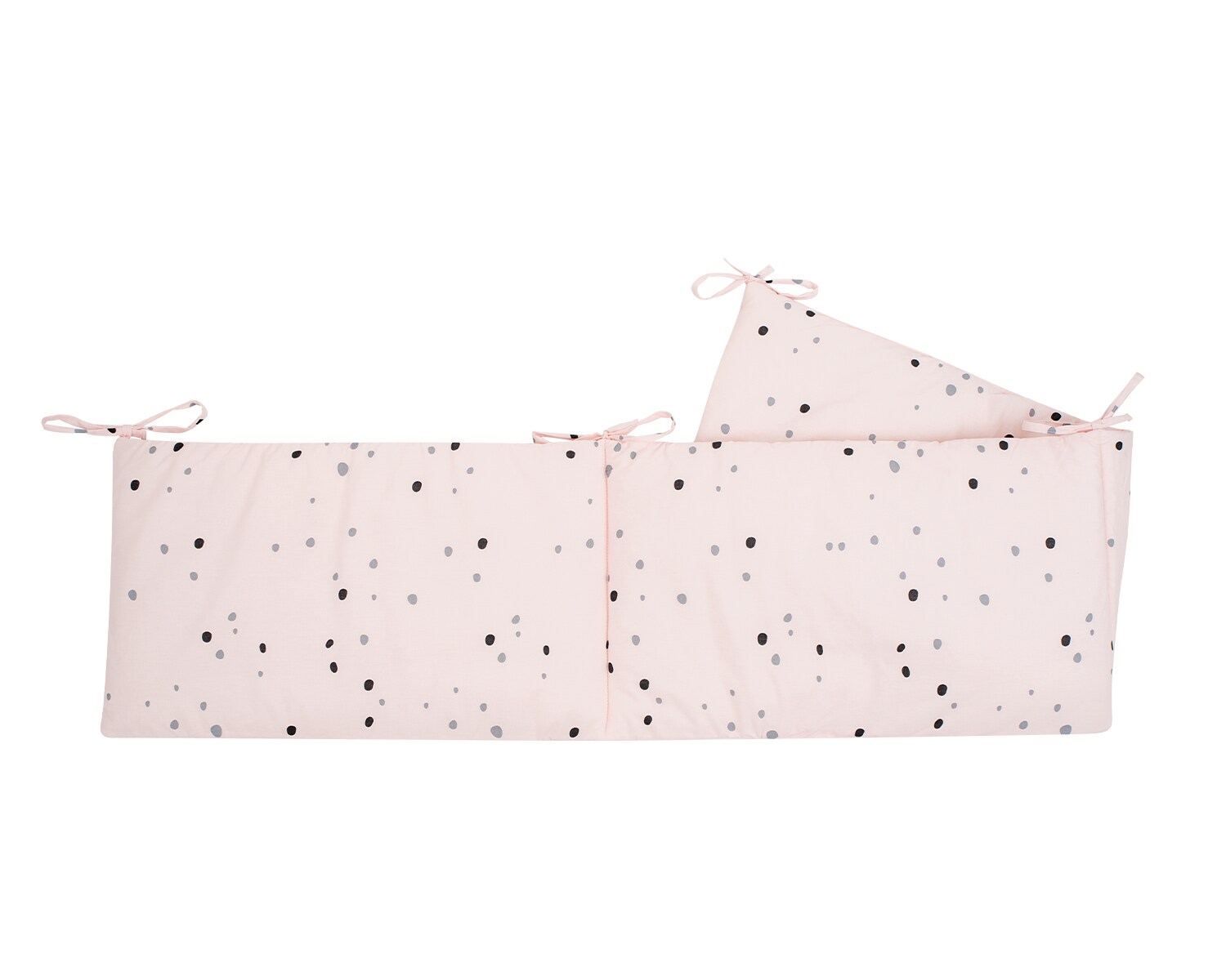 Kikkaboo Babybettnestchen Bär Bumper 180 x 35 cm Bettumrandung Bett 120 x 60 cm rosa | 03801101080444