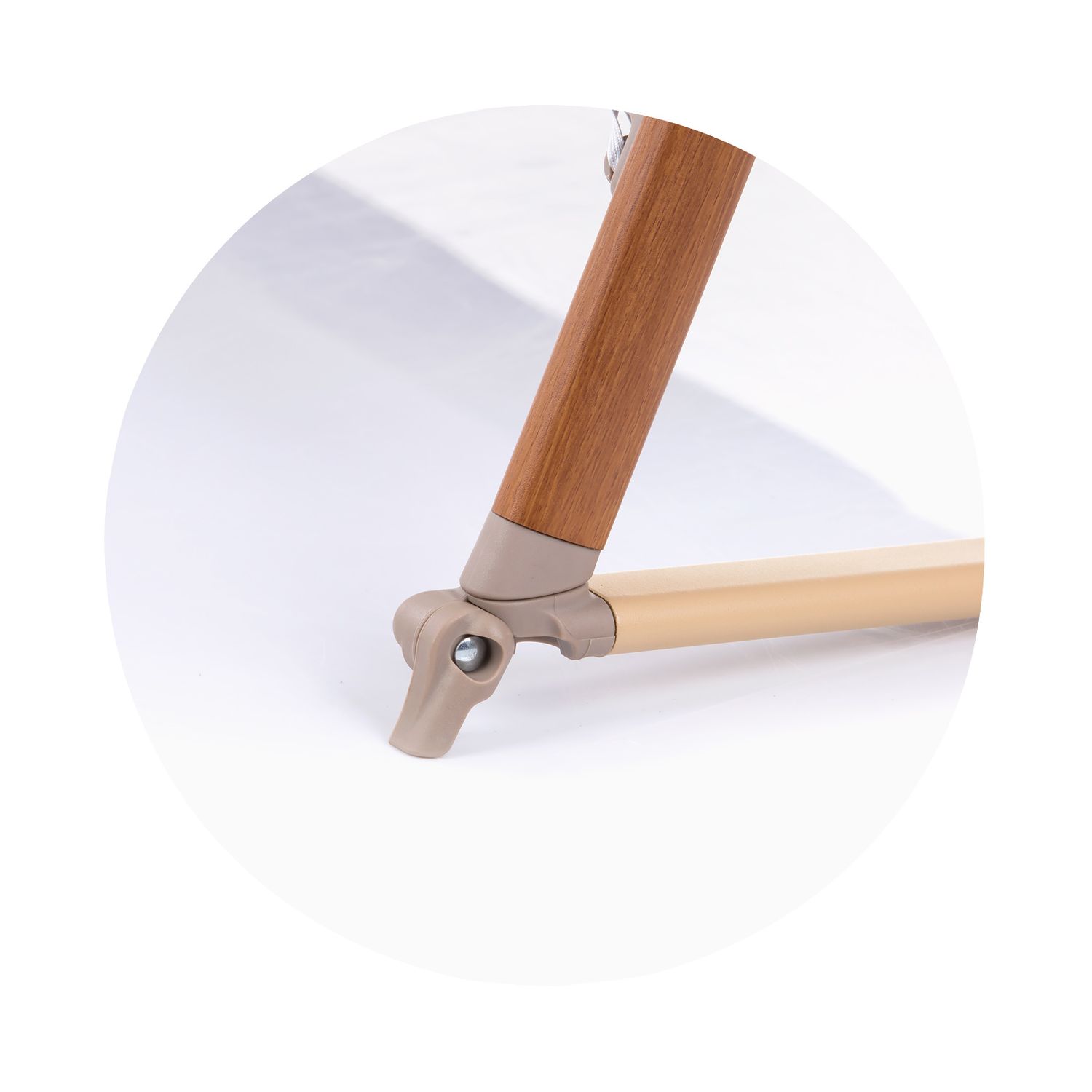 Chipolino Schaukelmechanismus f&uuml;r Babybett Sweet Dreams, Schaukelkufen, 2 B&ouml;gen beige - Bild 1