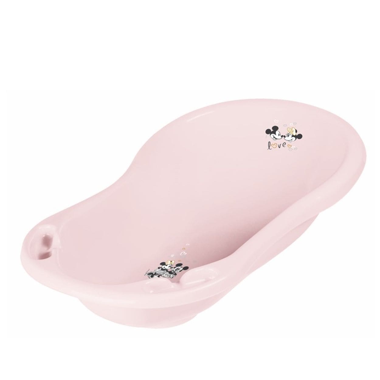 Lorelli Babybadewanne Comic 84 cm lang ergonomische Form Ablagef&auml;cher ab Geburt pink - Bild 1