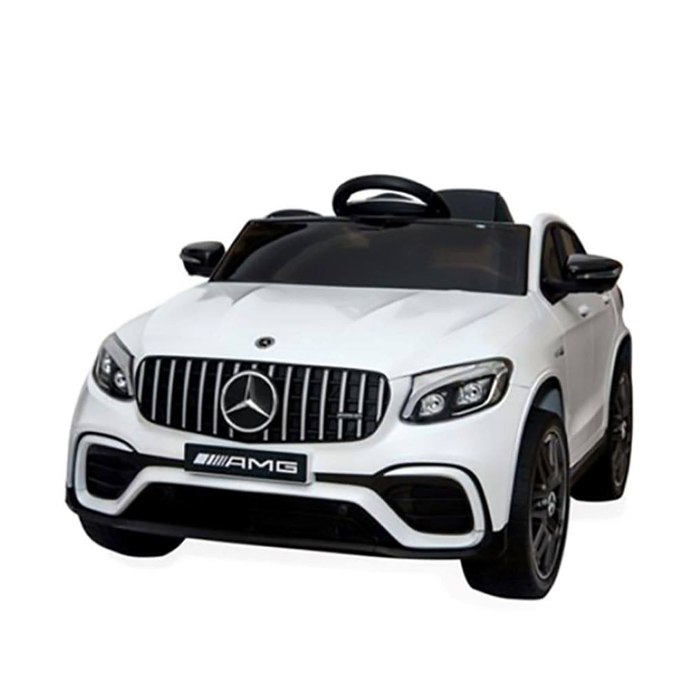 Moni Kinder Elektroauto Mercedes AMG GLC 63S, EVA-Reifen, Musik, Fernbedienung wei&szlig; - Bild 1
