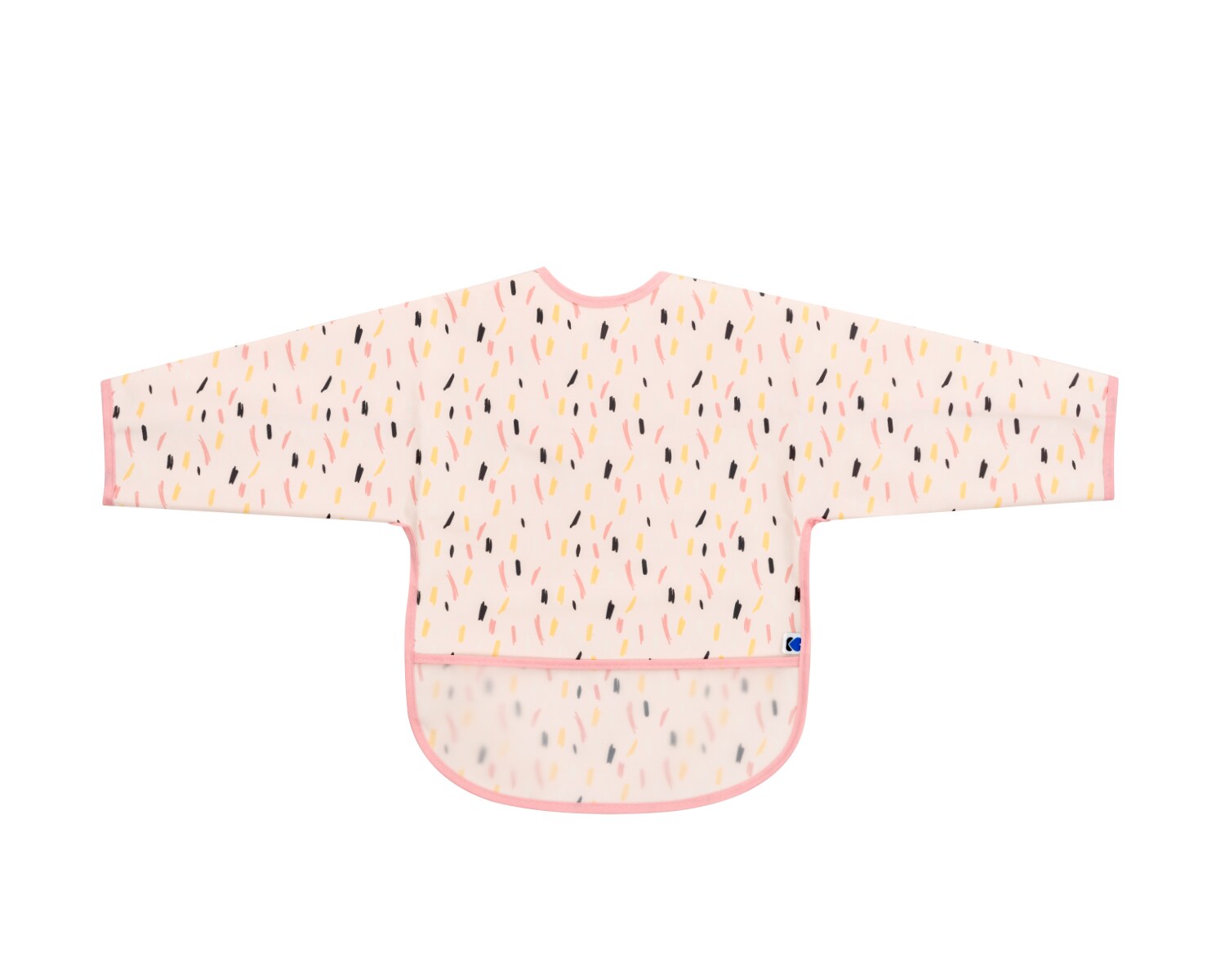 Kikkaboo Babylatz Arty &Auml;rmel Kr&uuml;melschutz, Selbstverschluss, EVA, wasserdicht pink - Bild 1