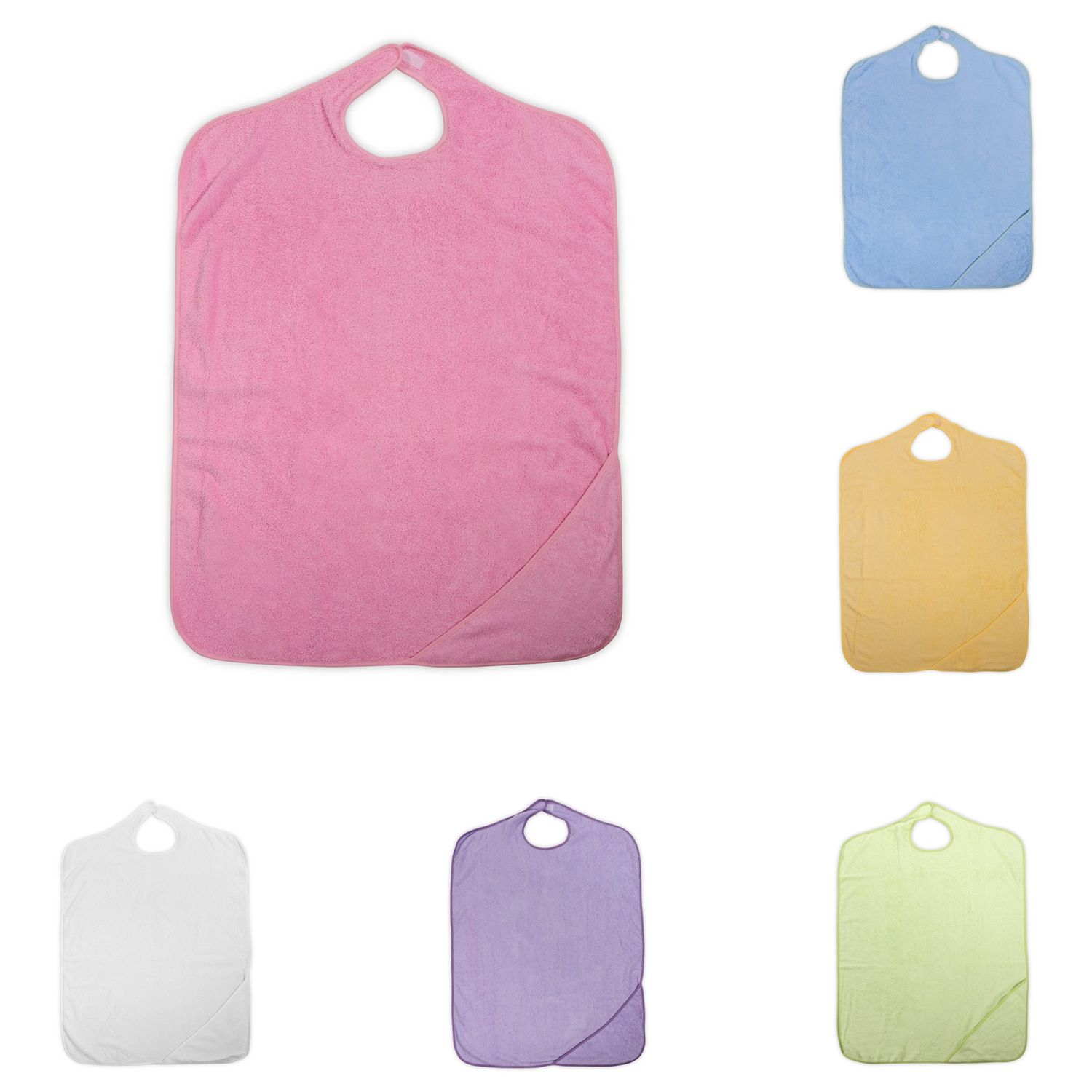 Lorelli Baby-Badehandtuch Duo 80 x 100 cm Kapuzenhandtuch Badesch&uuml;rze ab Geburt rosa - Bild 1