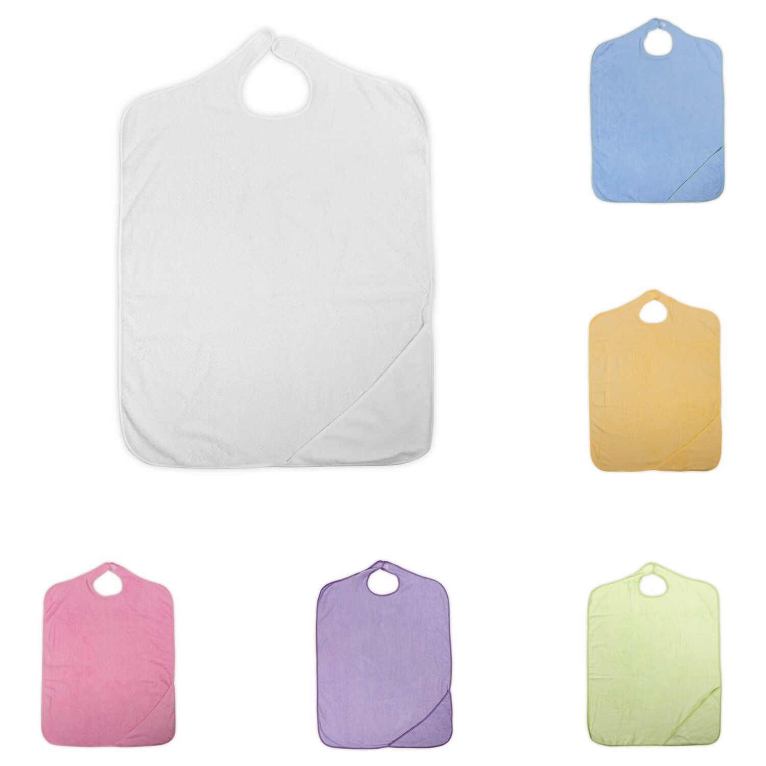 Lorelli Baby-Badehandtuch Duo 80 x 100 cm Kapuzenhandtuch Badeschürze ab Geburt weiß | 03800166100067