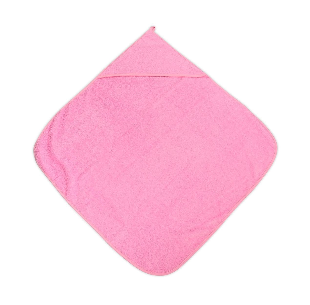 Lorelli Baby-Badehandtuch 80 x 80 cm, Kapuzenhandtuch, Badetuch, ab Geburt rosa - Bild 1