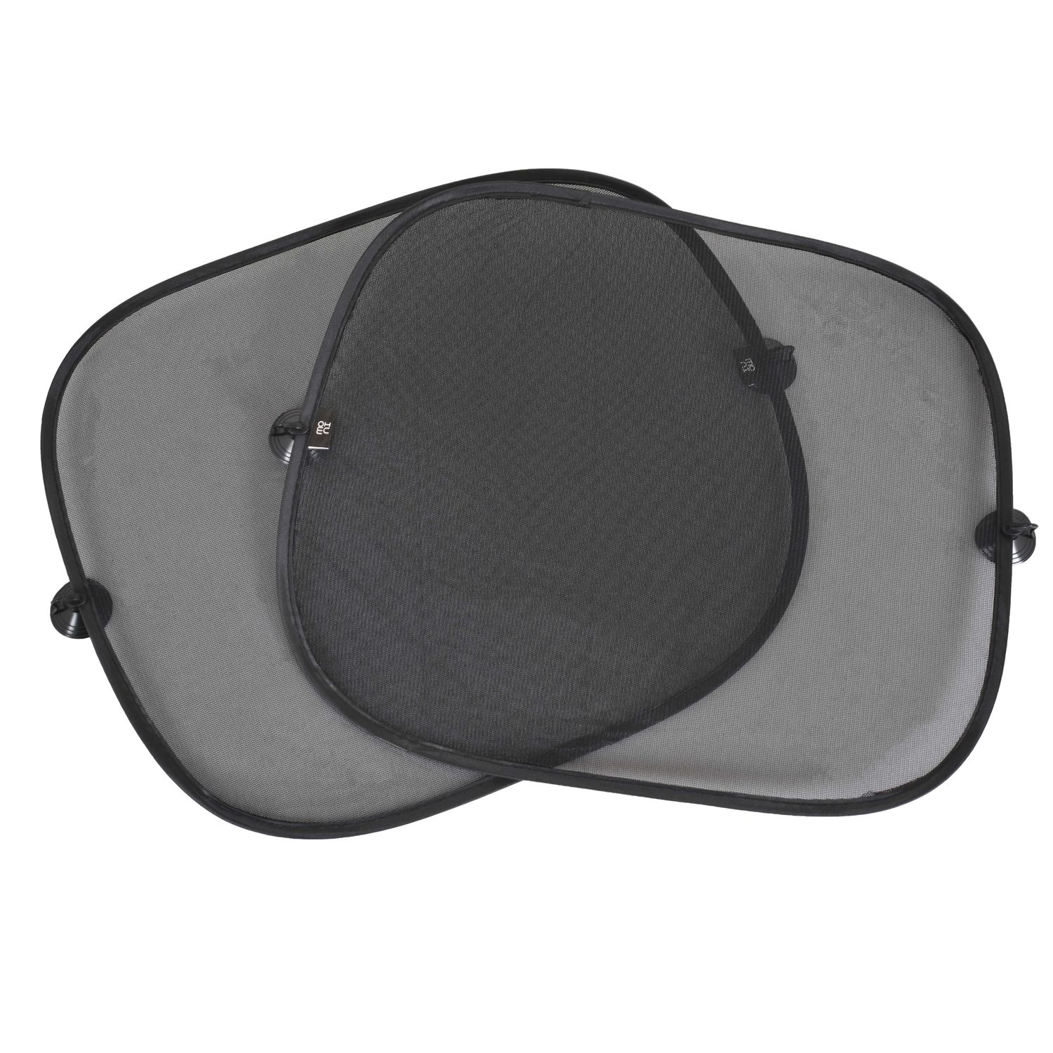 Moni Kinder Autofenster-Sonnenschutz 2-teilig 44 x 36 cm mit je 2 Saugkn&ouml;pfen schwarz - Bild 1