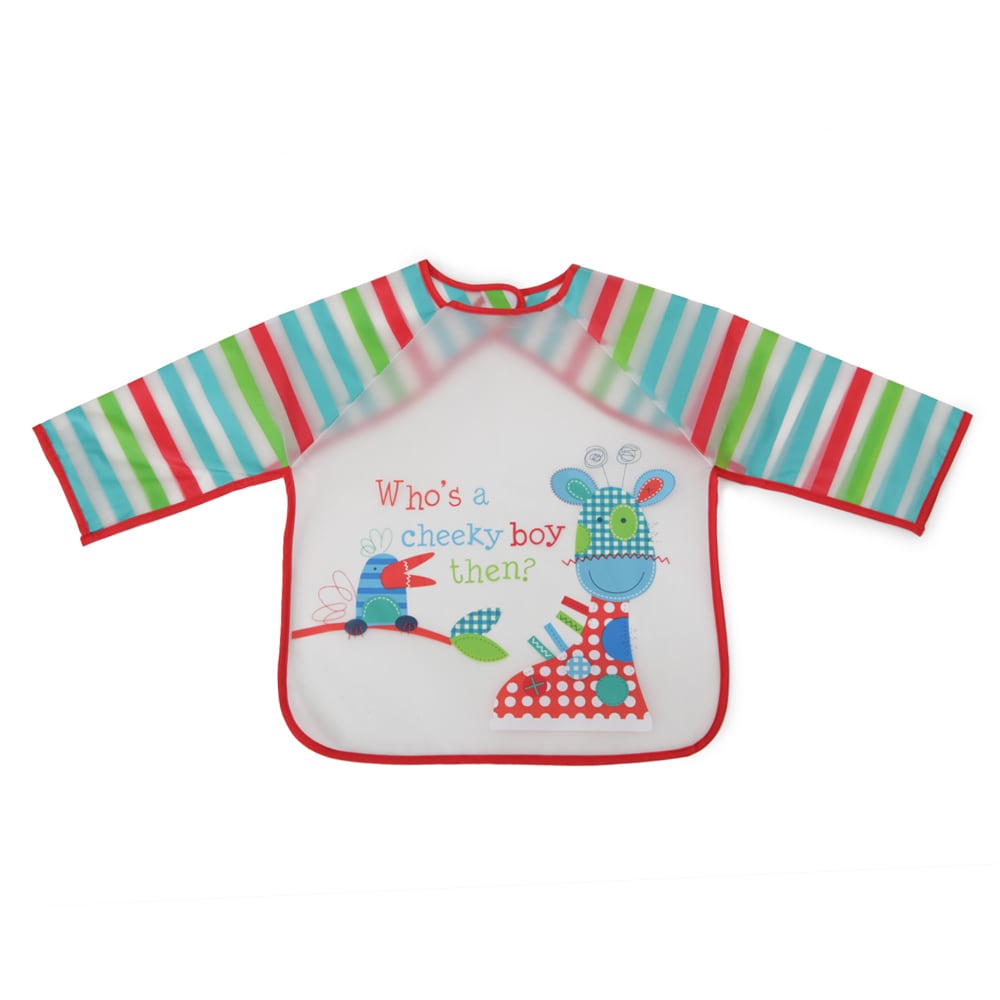 Cangaroo Babylatz Messy 1008 &Auml;rmel langarm wasserdicht, Selbstverschluss, EVA rot - Bild 1