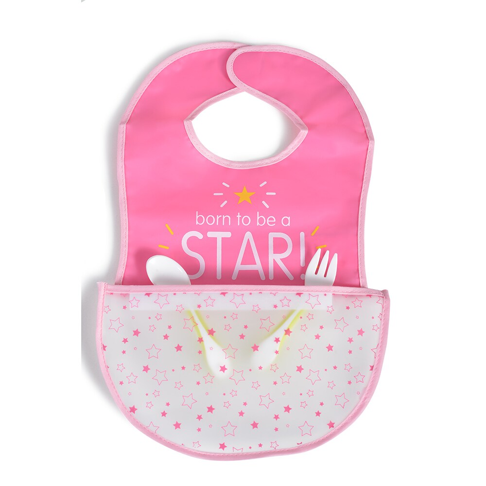 Cangaroo Babylatz 1702 EVA-Material, Selbstverschluss, Auffangtasche, wasserdicht pink - Bild 1