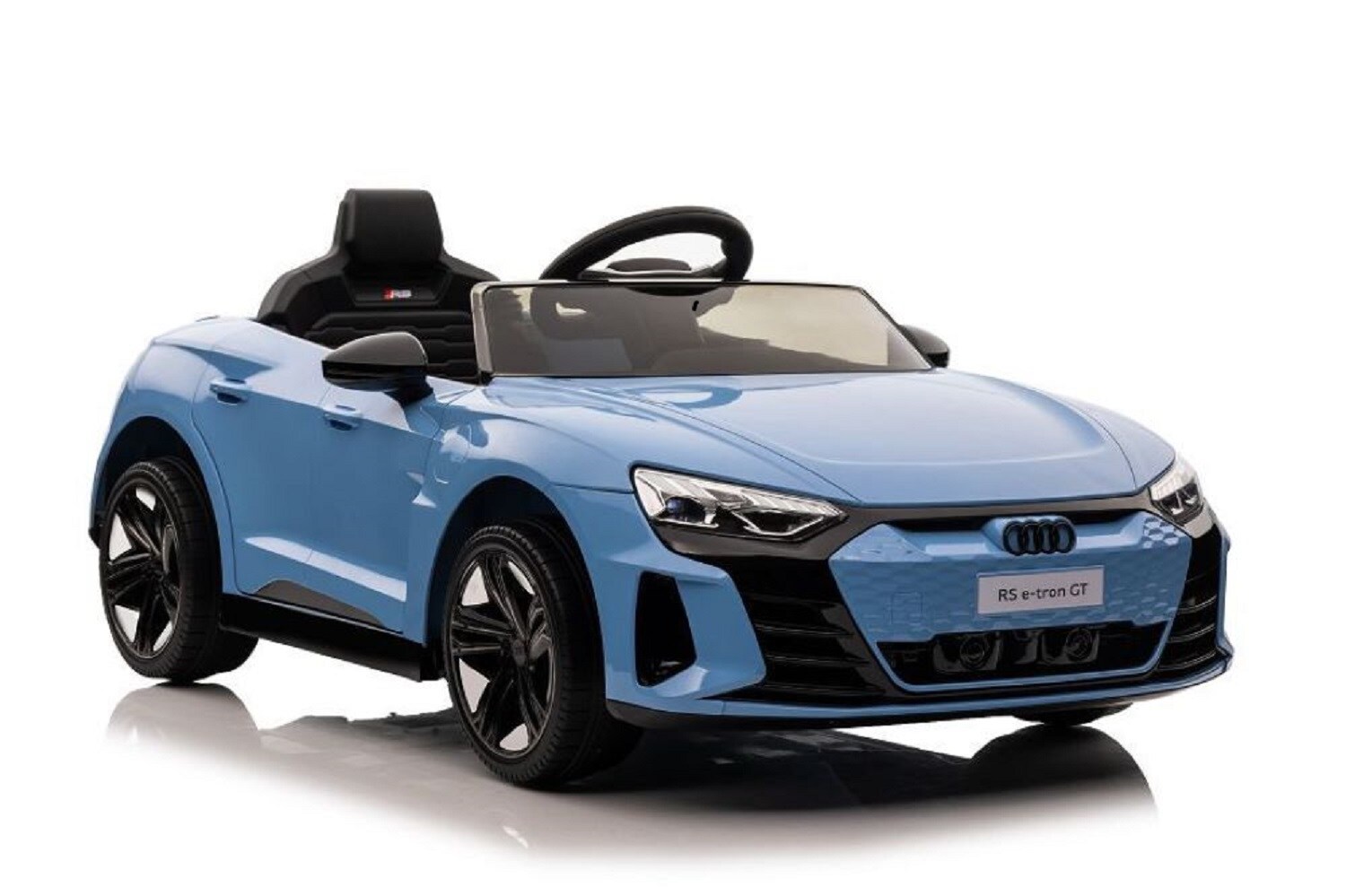 ES-Toys Kinder Elektroauto Audi RS E-Tron, Allradantrieb, Fernbedienung, MP3 blau - Bild 1