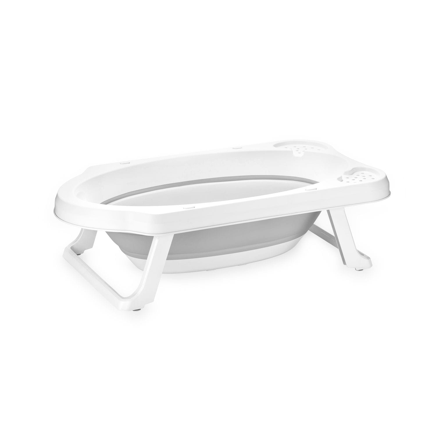 Lorelli Babybadewanne faltbar 82 cm, mit Ablagef&auml;cher, klappbar, Kanalabdeckung grau - Bild 1