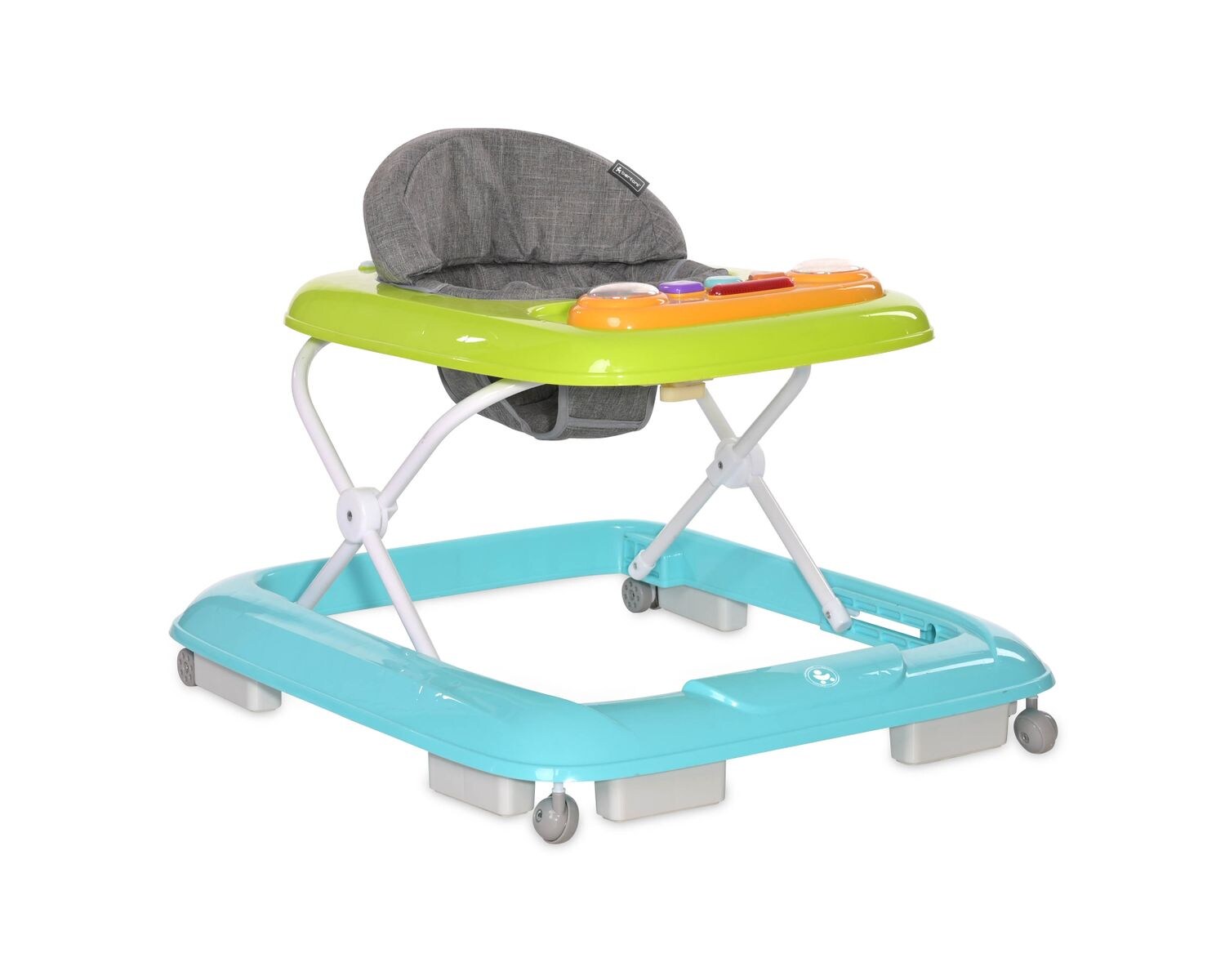 Bertoni Lauflernhilfe Walken Spielcenter Musik, höhenverstellbar, Treppenstopper grün | 03800151970071