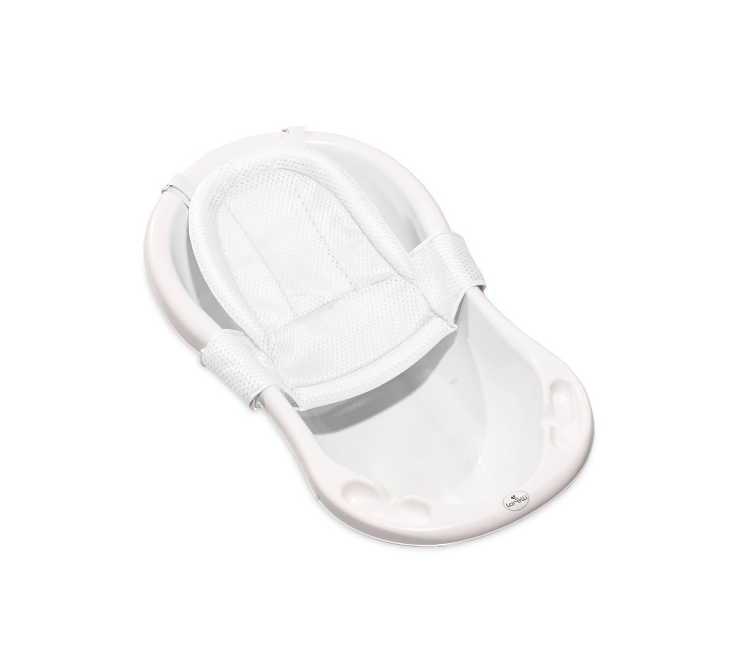 Lorelli Baby Badewannen Netz Froggy Badewanneneinsatz Kunststoff Clips ab Geburt wei&szlig; - Bild 1