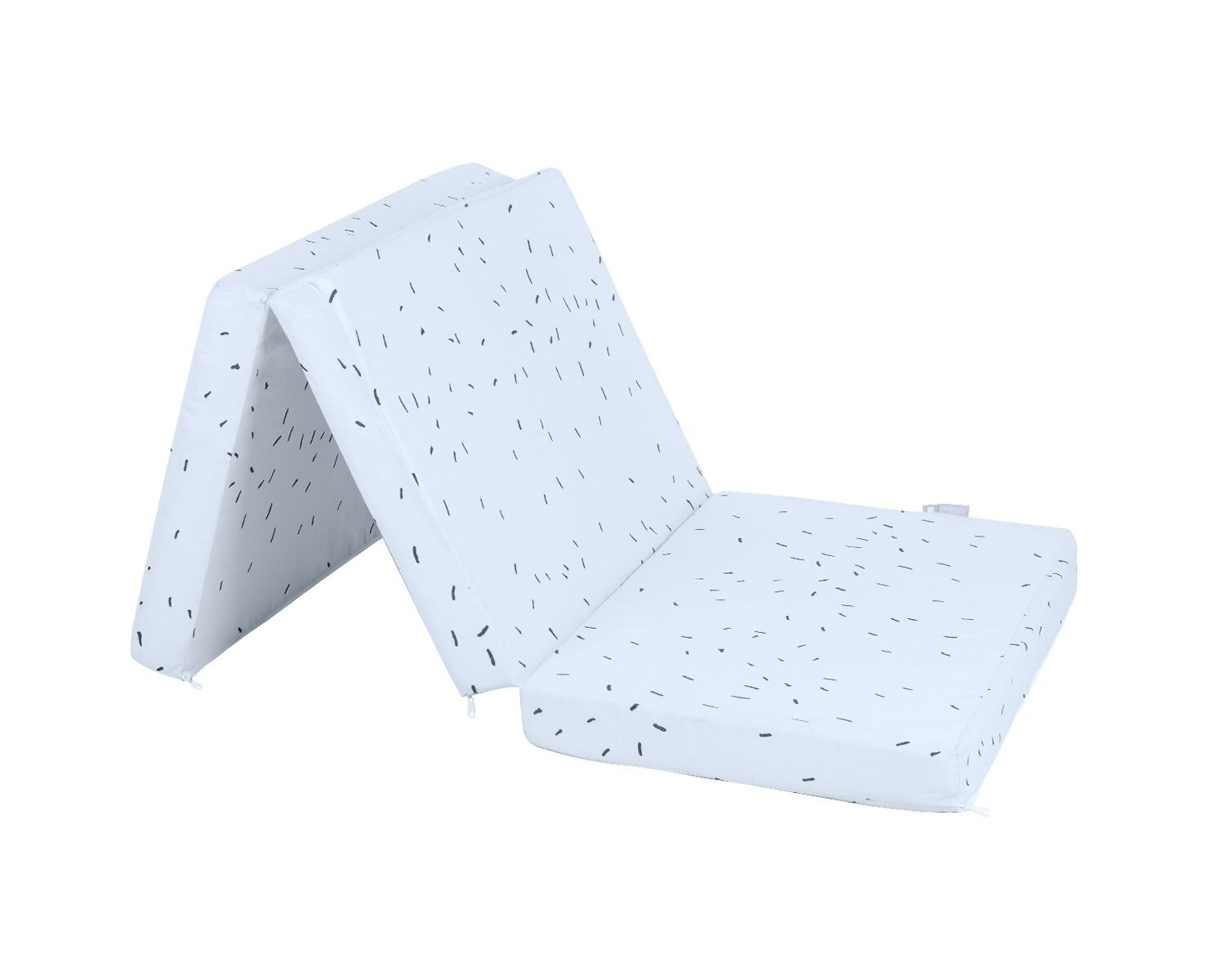 Kikkaboo Babybett-Faltmatratze Bear with me 120 x 60 x 5 cm Bezug 100% Baumwolle blau