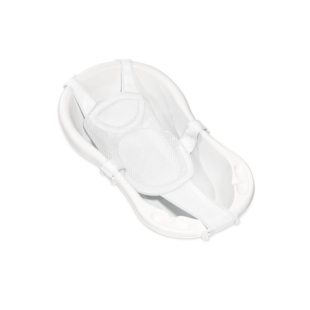 Lorelli Babywannennetz Turtle, Kunststoff Clips, Badewanneneinsatz, ab Geburt weiß | 03800166100760