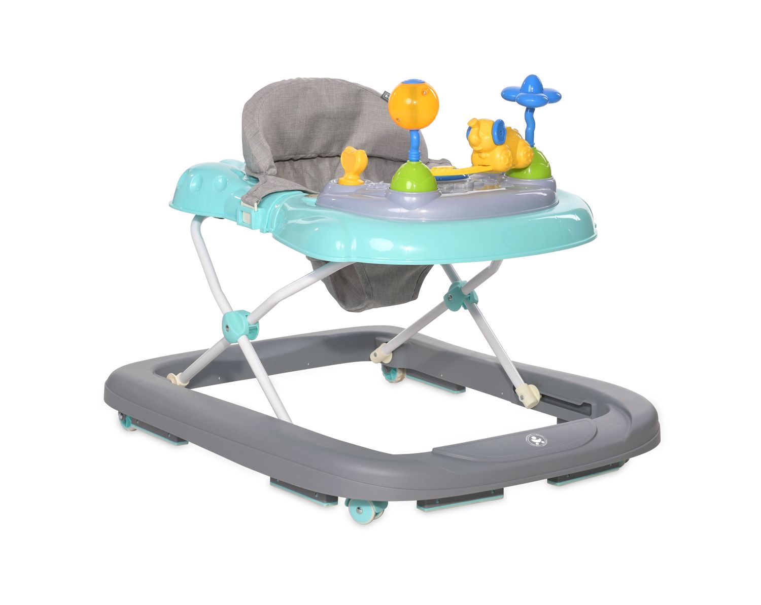 Bertoni Lauflernhilfe Happy Land Spielbrett, h&ouml;henverstellbar, Treppenstopper t&uuml;rkis - Bild 1