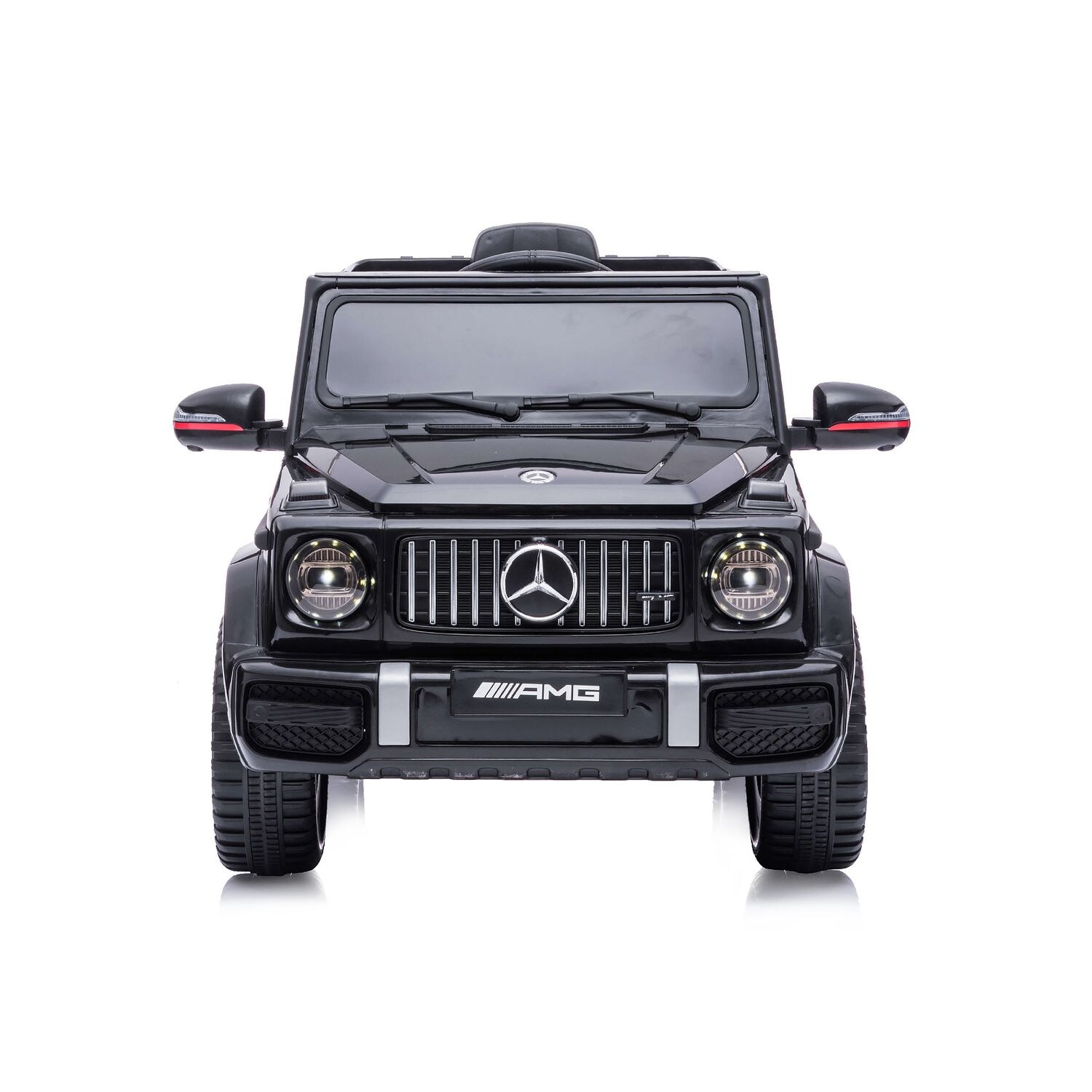 Chipolino Kinderelektroauto SUV Mercedes G63 AMG Zweisitzer Radio, Fernbedienung schwarz | 03800931039301