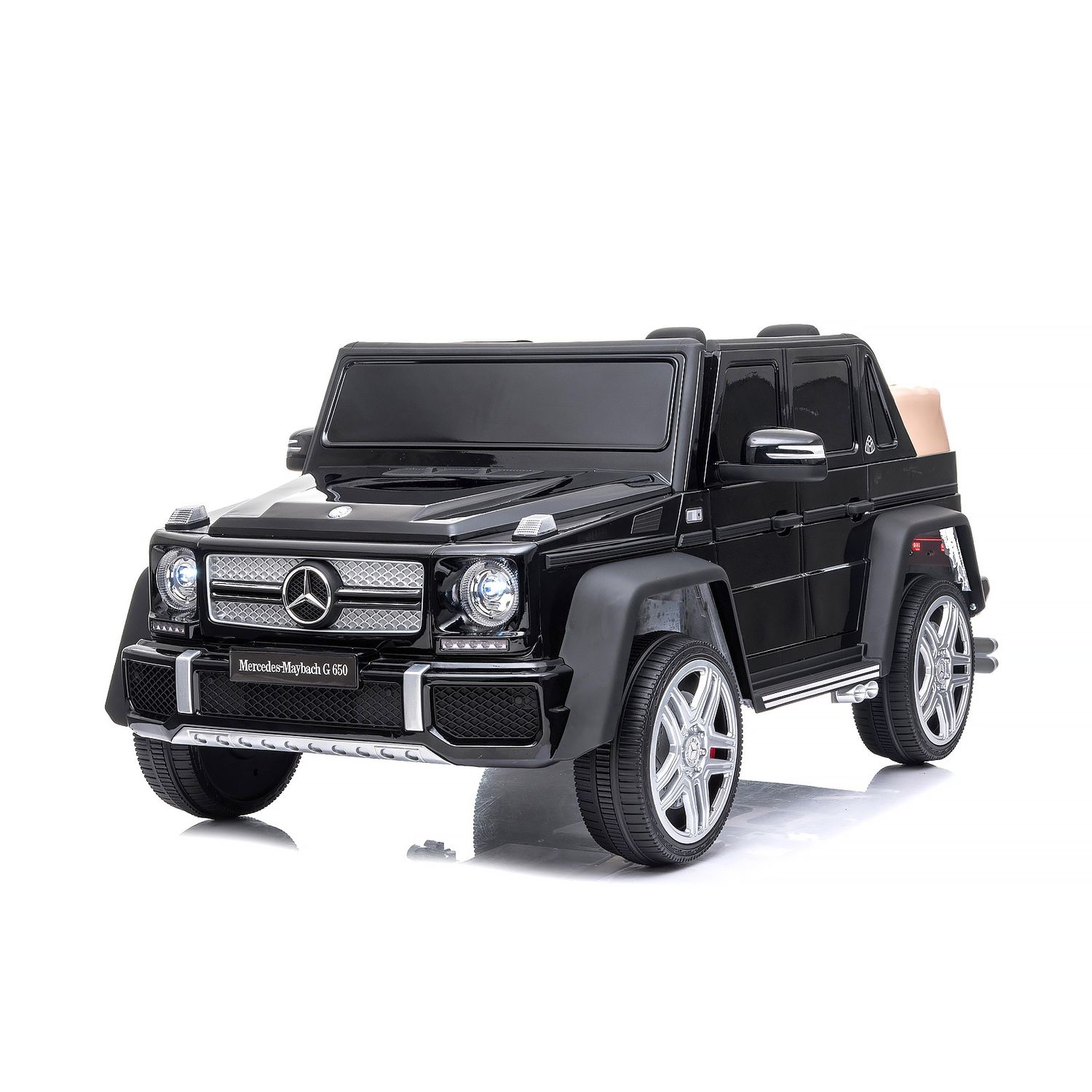 Chipolino Kinderauto Elektroauto Maybach G650 Fernbedienung Bluetooth Kofferraum black - Bild 1