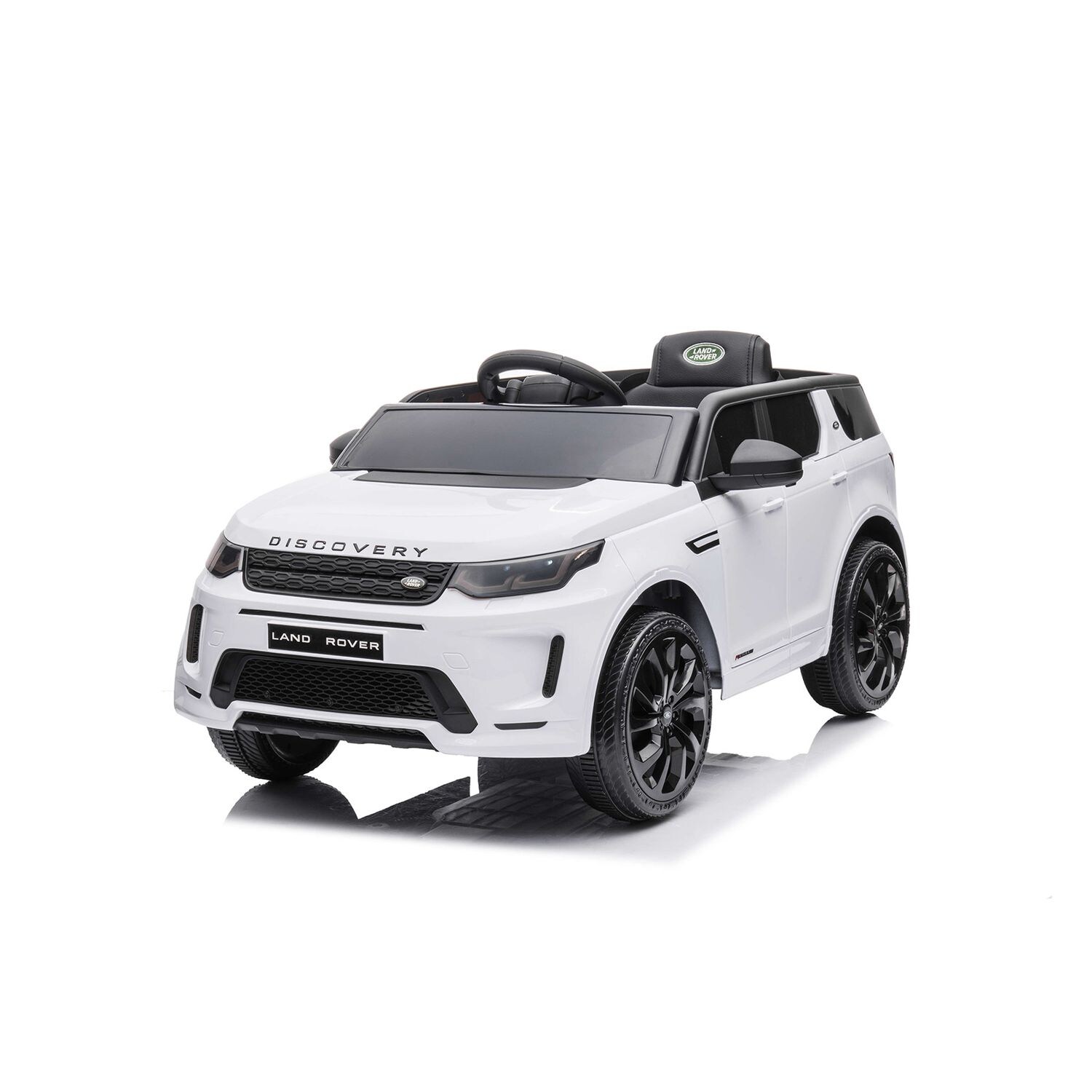 Chipolino Kinder Elektroauto Land Rover Discovery SUV Fernbedienung, EVA-Reifen weiß | 03800931053130