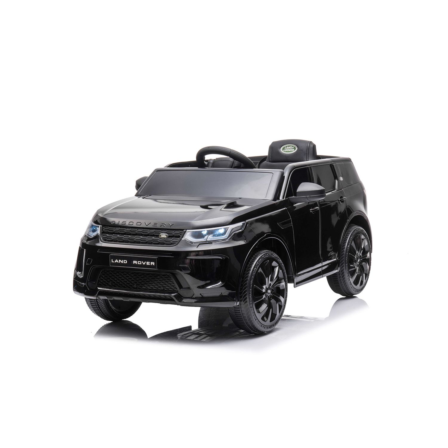 Chipolino Kinder Elektroauto Land Rover Discovery SUV Fernbedienung, EVA-Reifen schwarz - Bild 1