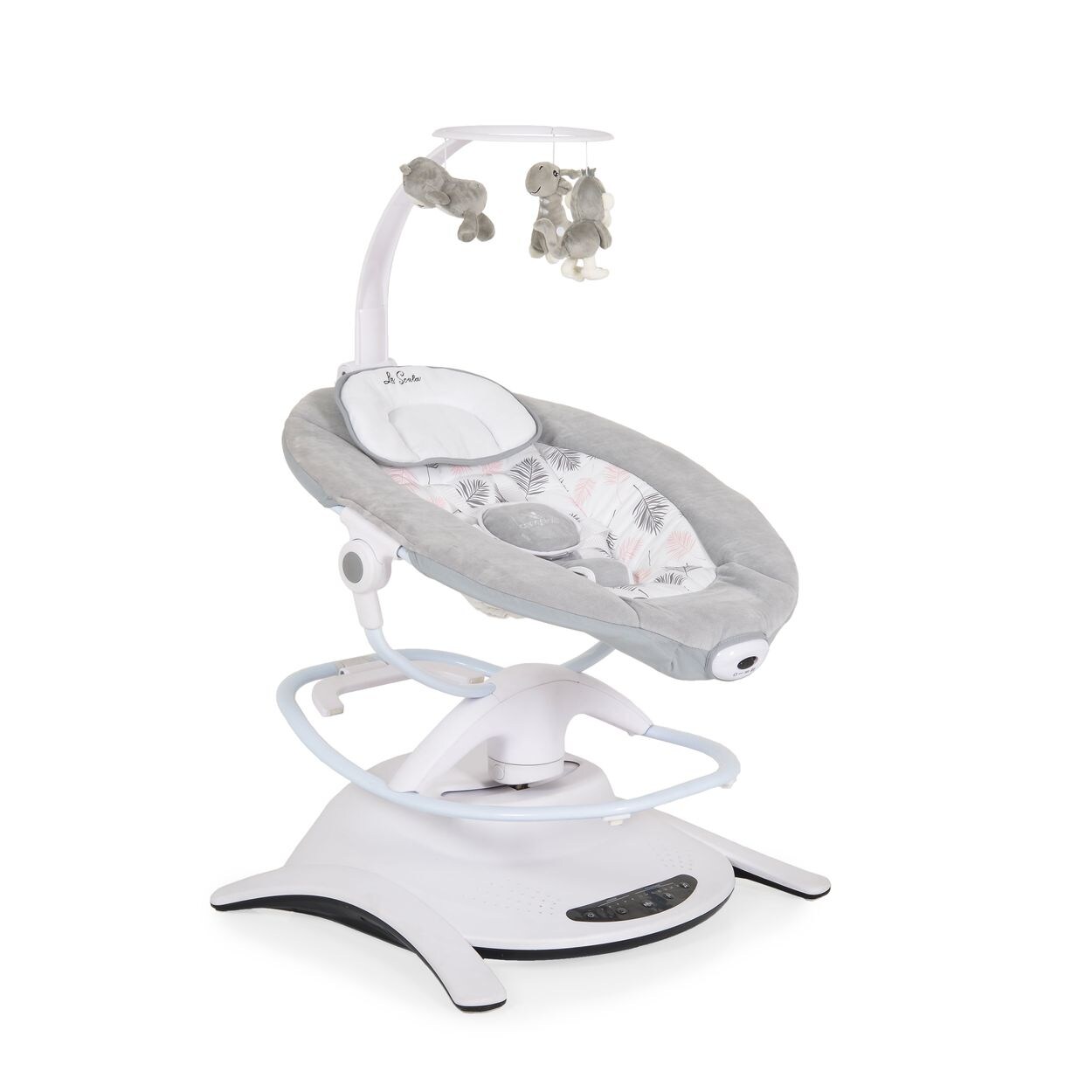 Cangaroo Babywippe La Scala elektrisch Schaukelfunktion Vibration Fernbedienung rosa