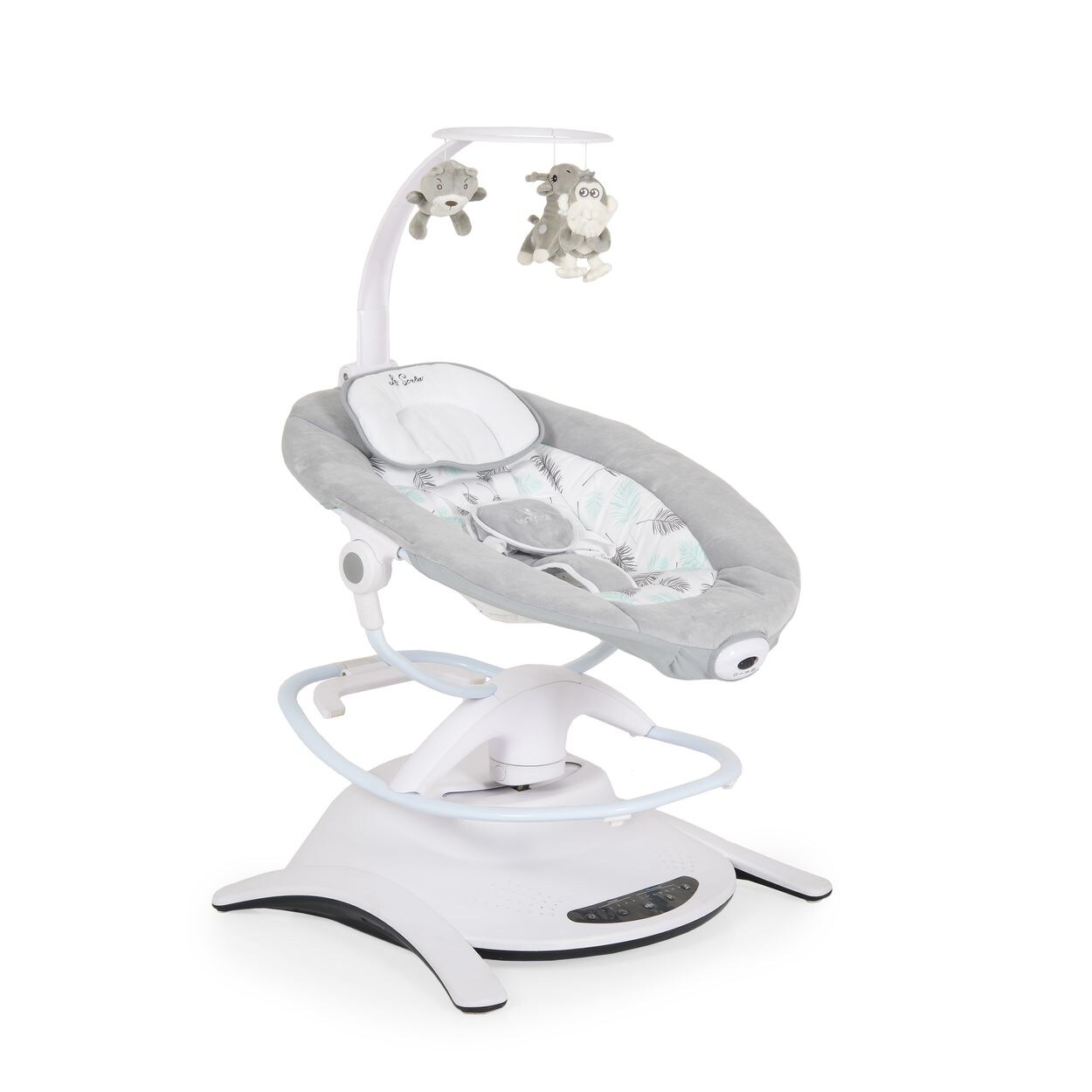 Cangaroo Babywippe La Scala elektrisch Schaukelfunktion Vibration Fernbedienung grün