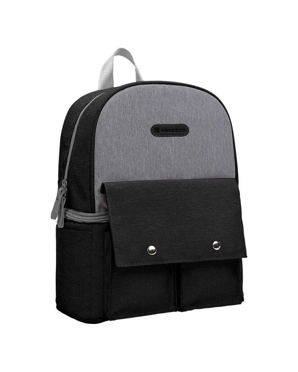 Kikkaboo Wickeltasche Nia Rucksack, Reißverschlussöffnung, verschiedene Fächer schwarz | 03801108020733