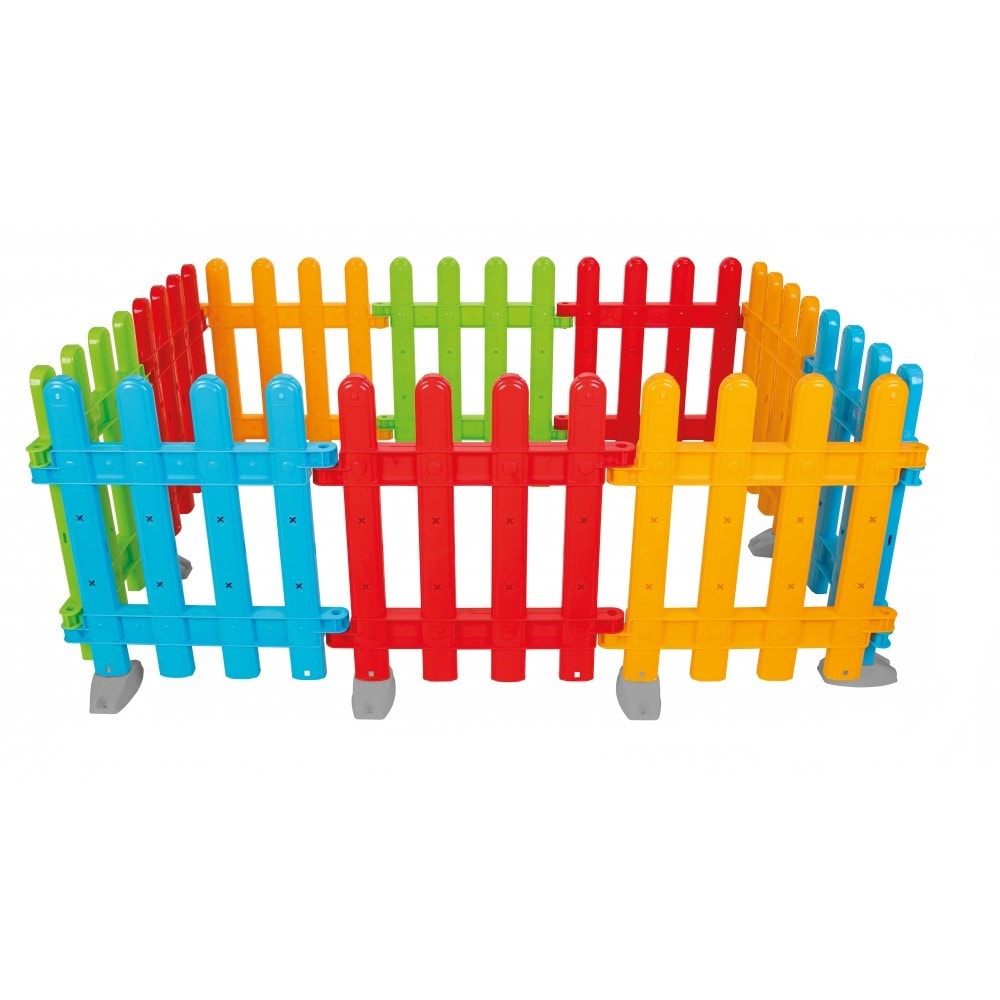 Pilsan Kunststoff Spielzaun Multi 06226 Laufgitter, 10 Elemente &aacute; 51 x 4 x 54 cm bunt - Bild 1
