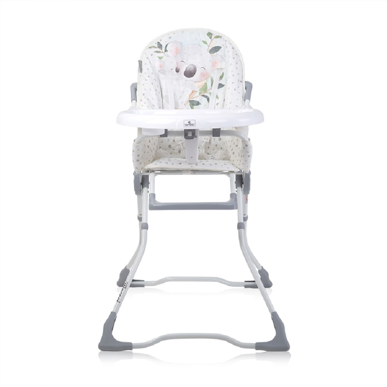 Lorelli Kinderhochstuhl Marcel, klappbar, Bechervertiefung, abwaschbarer Stoff wei&szlig; - Bild 1