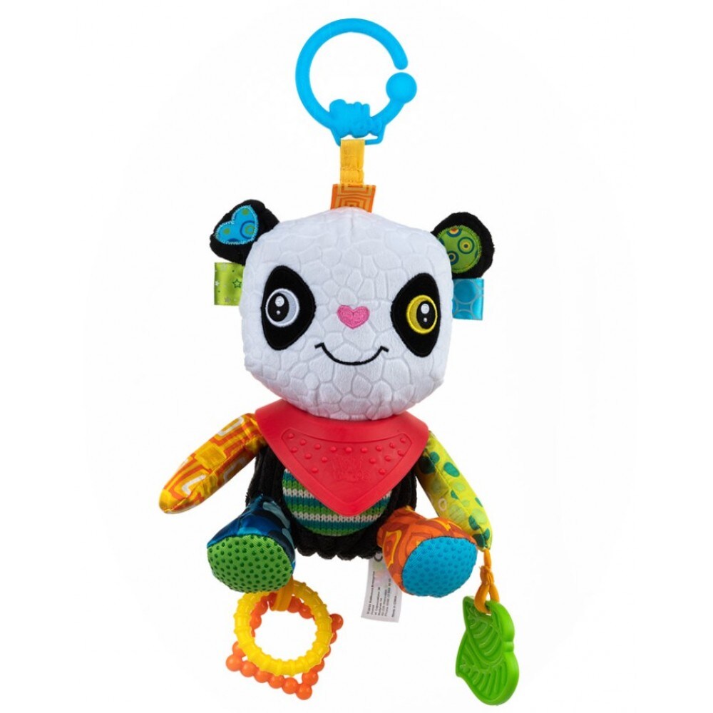 Bali Bazoo Kuscheltier C-Ring Greifling Activity Spielzeug Pl&uuml;schtier ab Geburt wei&szlig; - Bild 1