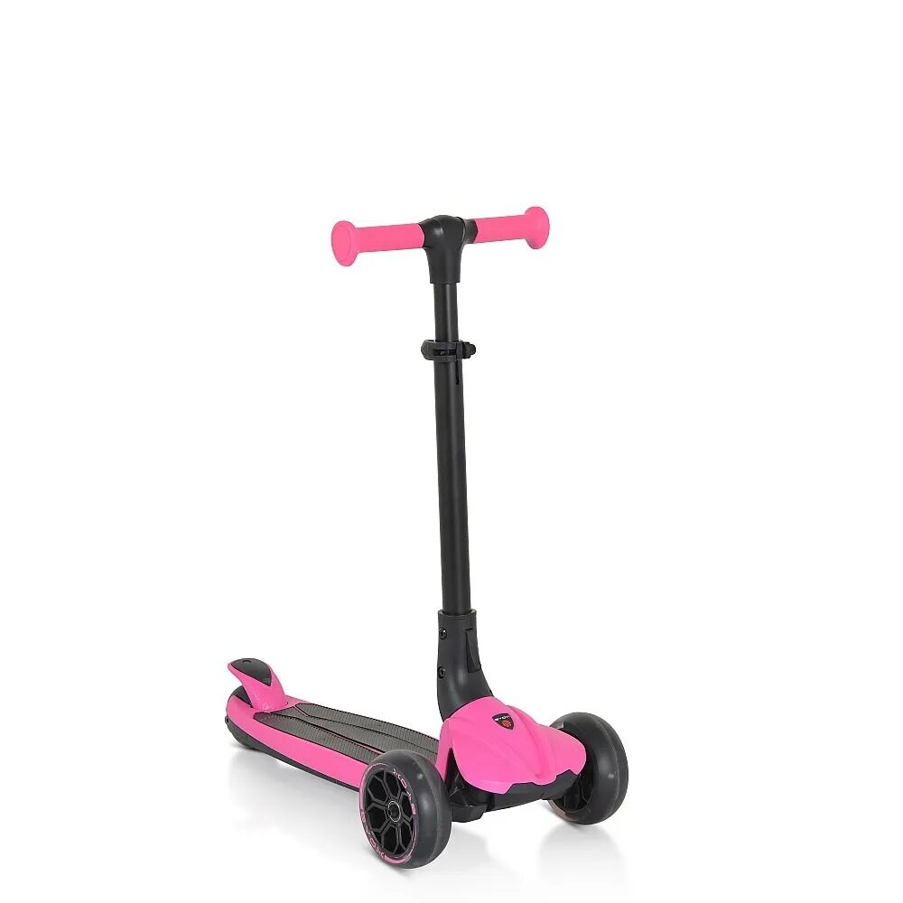 Byox Kinderroller Bolt 3 R&auml;der, h&ouml;henverstellbar, klappbar, PU-R&auml;der, ABEC-9 rosa - Bild 1