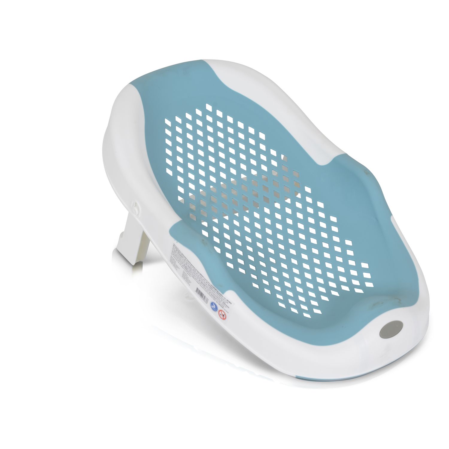 Moni Baby Badesitz Meshy St&uuml;tzfu&szlig; faltbar rutschfest Wanneneinlage ab Geburt blau - Bild 1